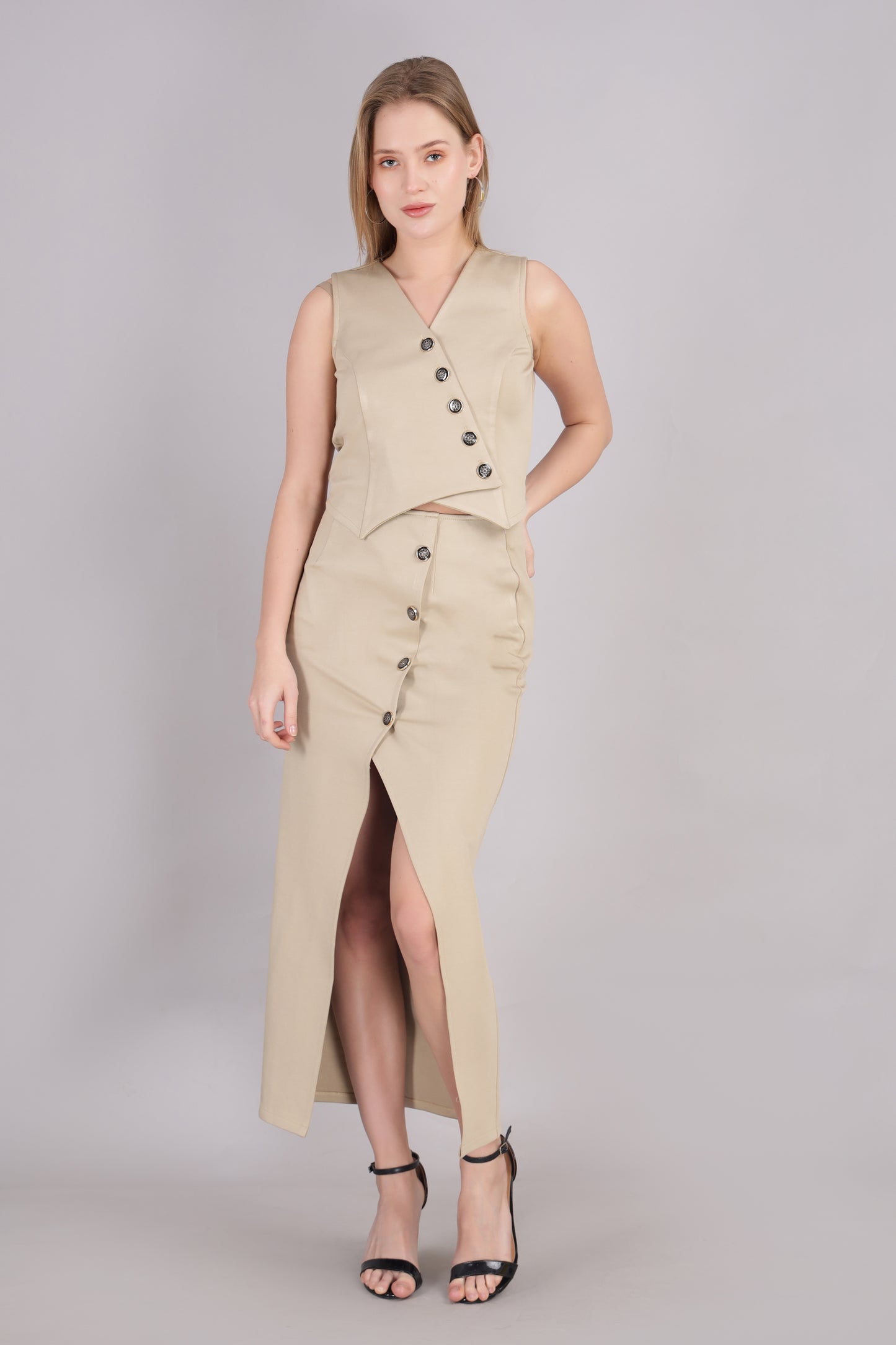 Beige Golden Hour Co-ord Set