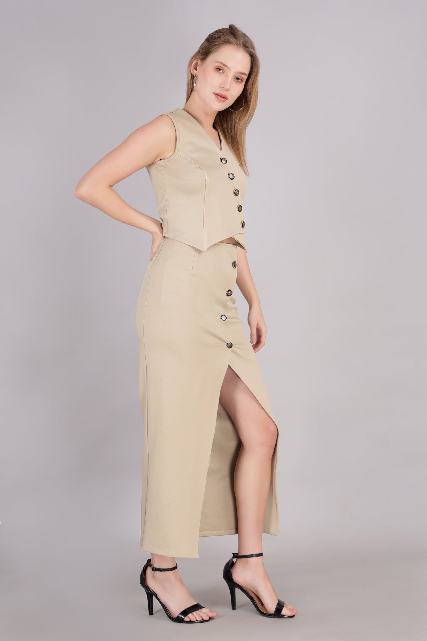 Beige Golden Hour Co-ord Set