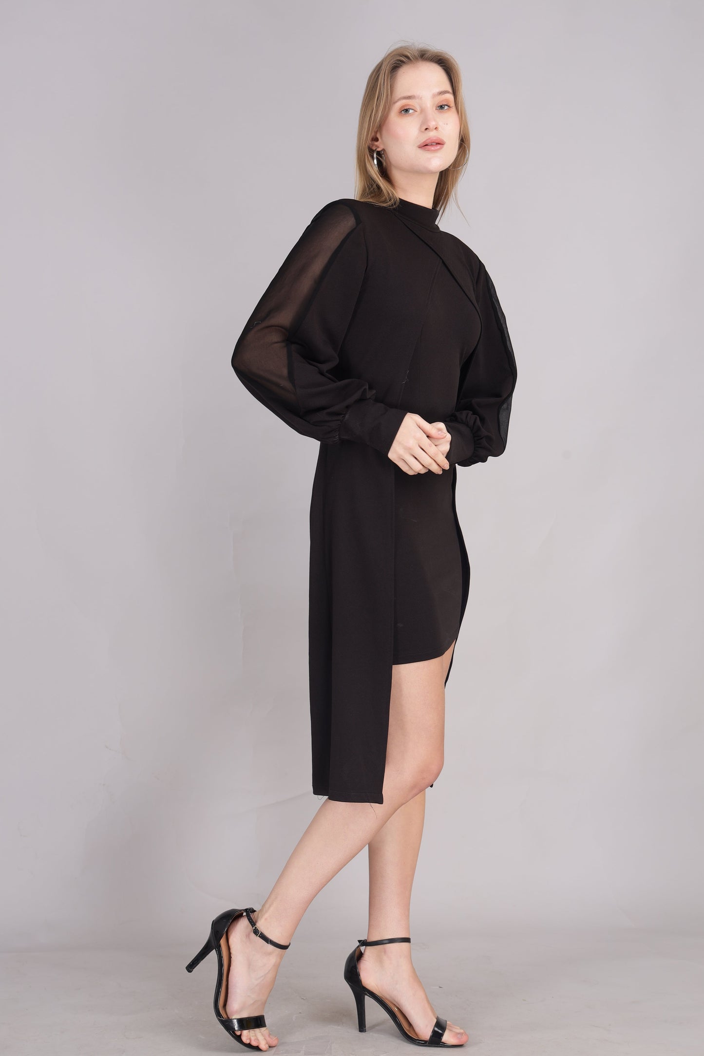 Black Cape Dress