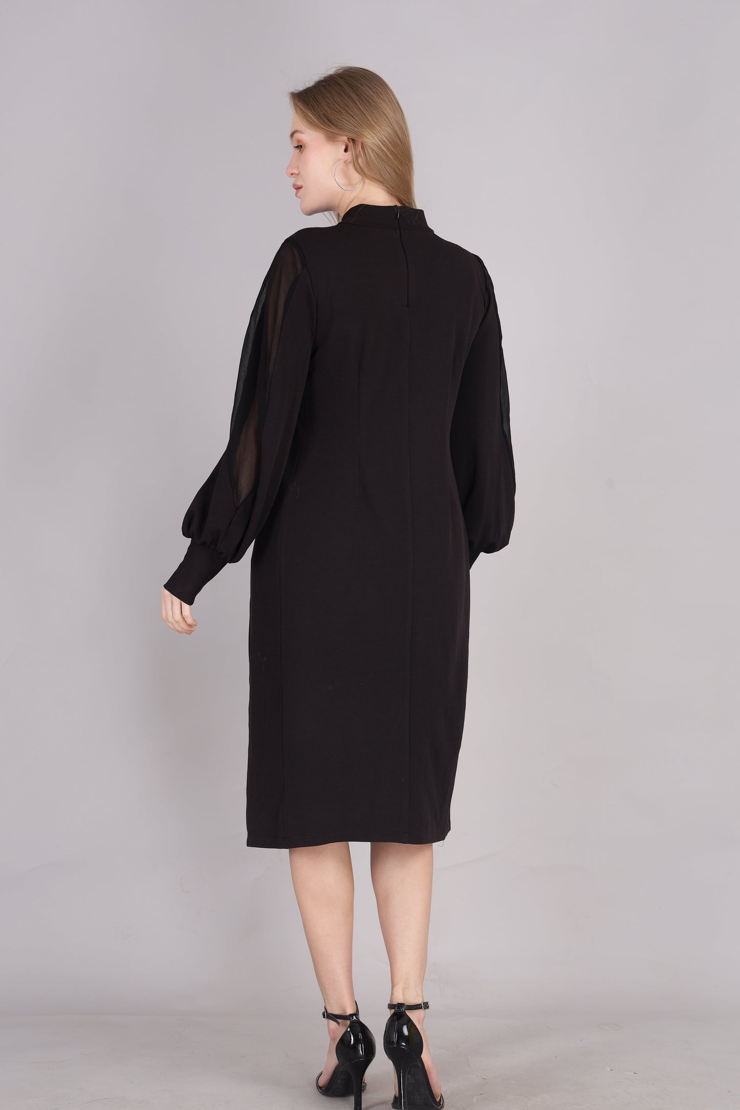 Black Cape Dress