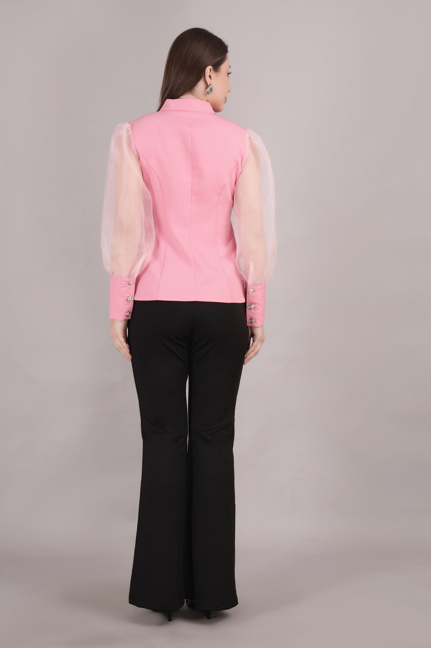 Pink Organza Jacket