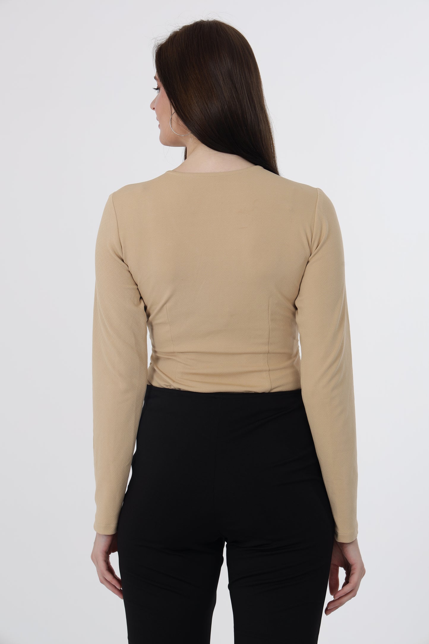 Beige Layer Top