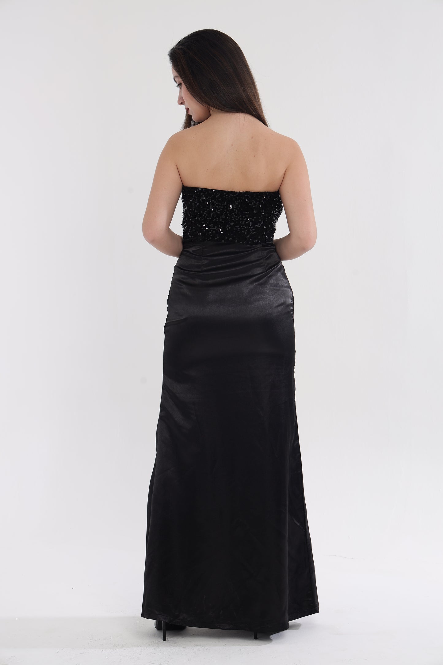 Sequin Satin cocktail dress