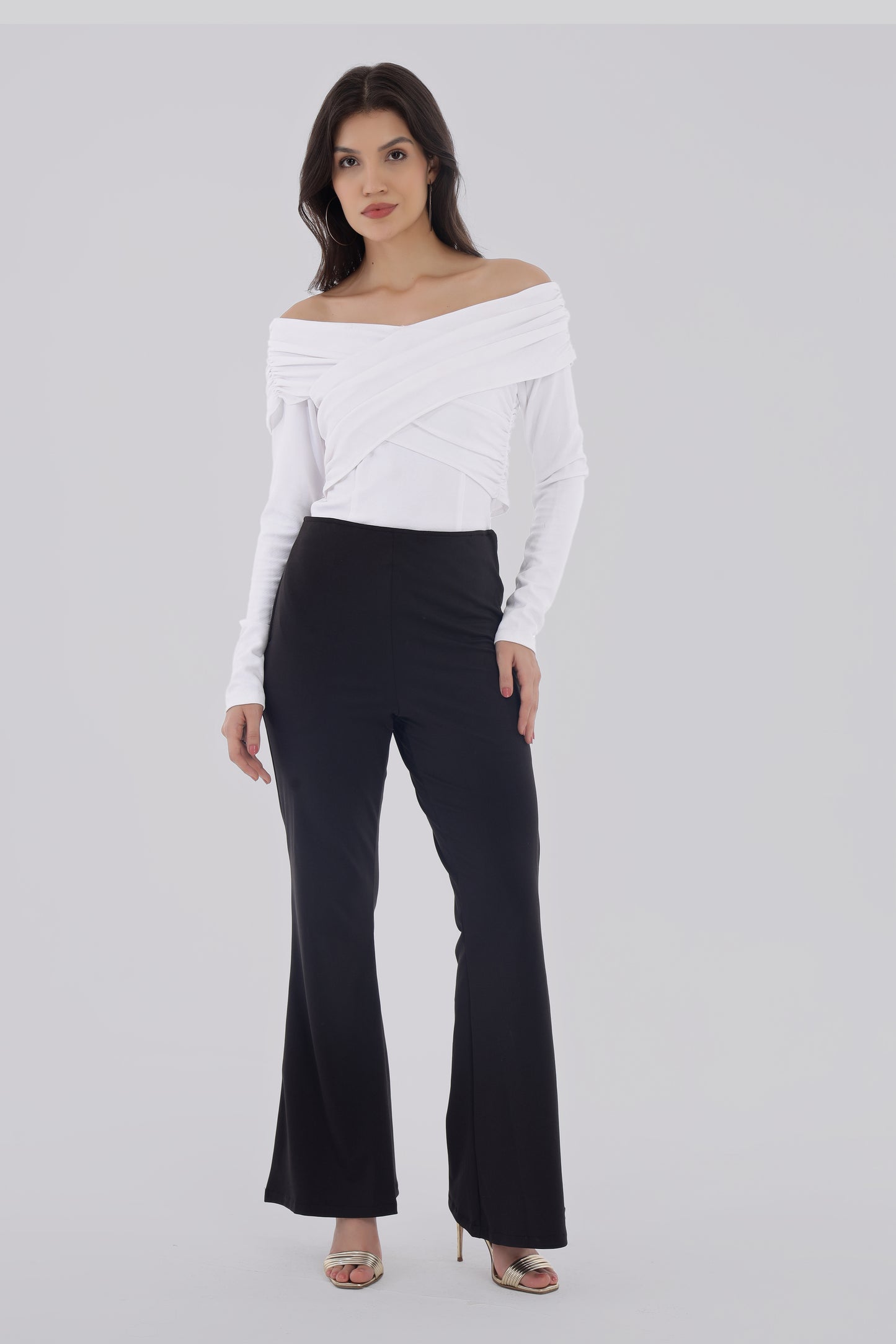 White Off Shoulder Top