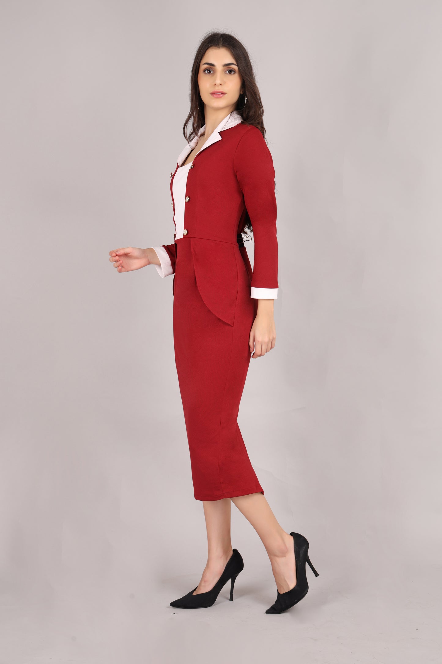 Vintage Colour Block Dress