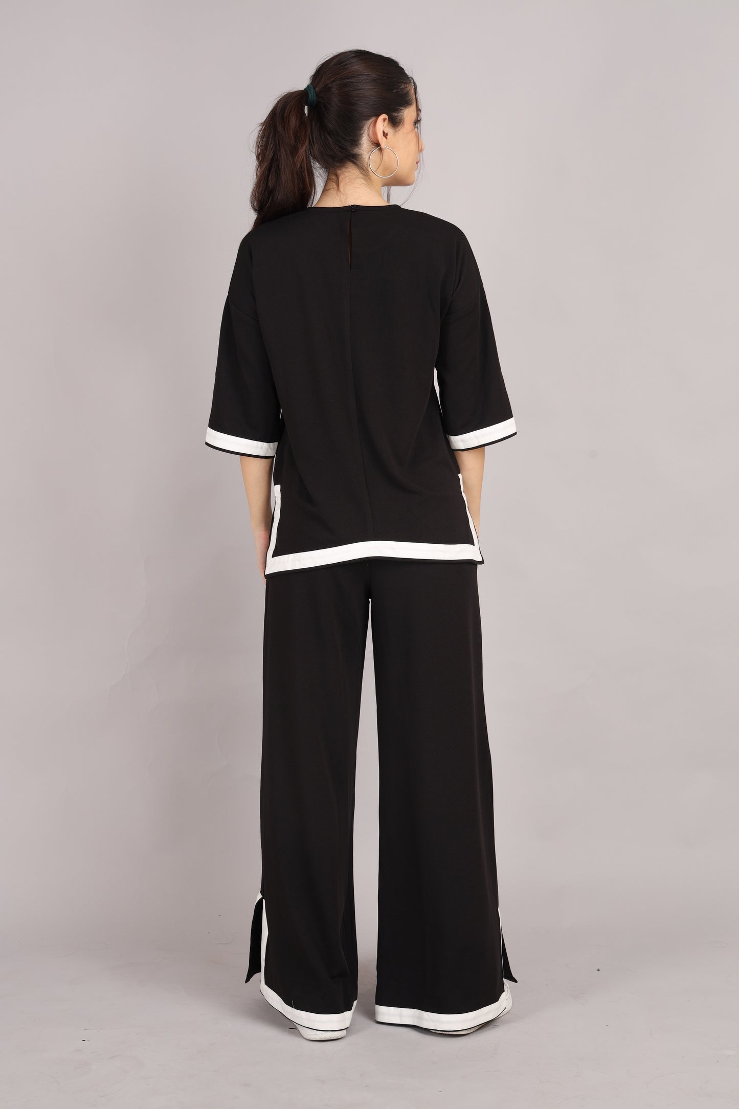 Black Crepe Co-ord Set