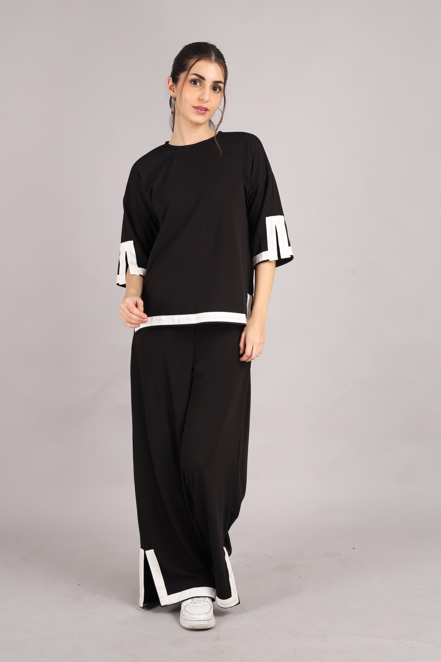 Black Crepe Co-ord Set