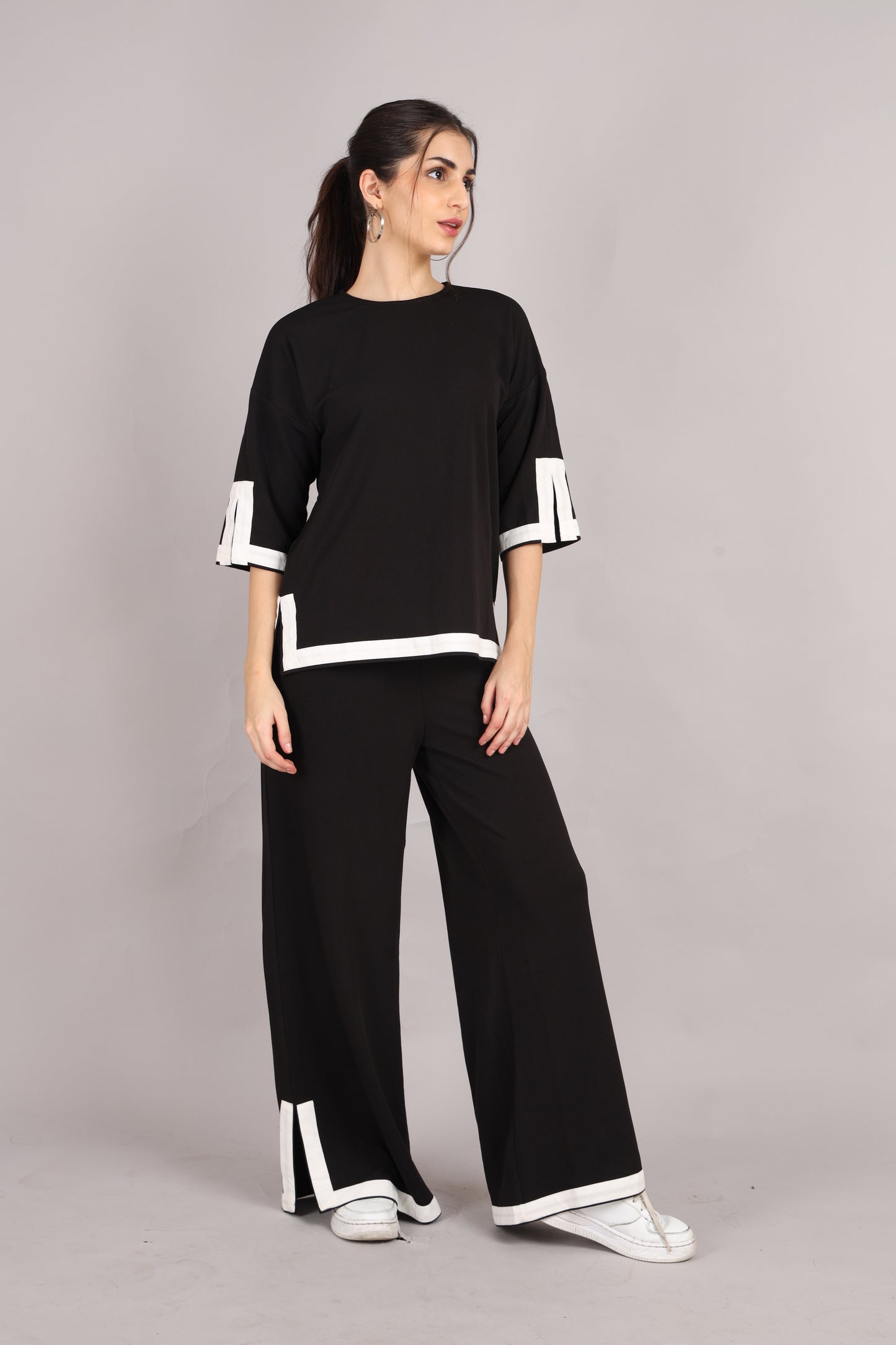 Black Crepe Co-ord Set