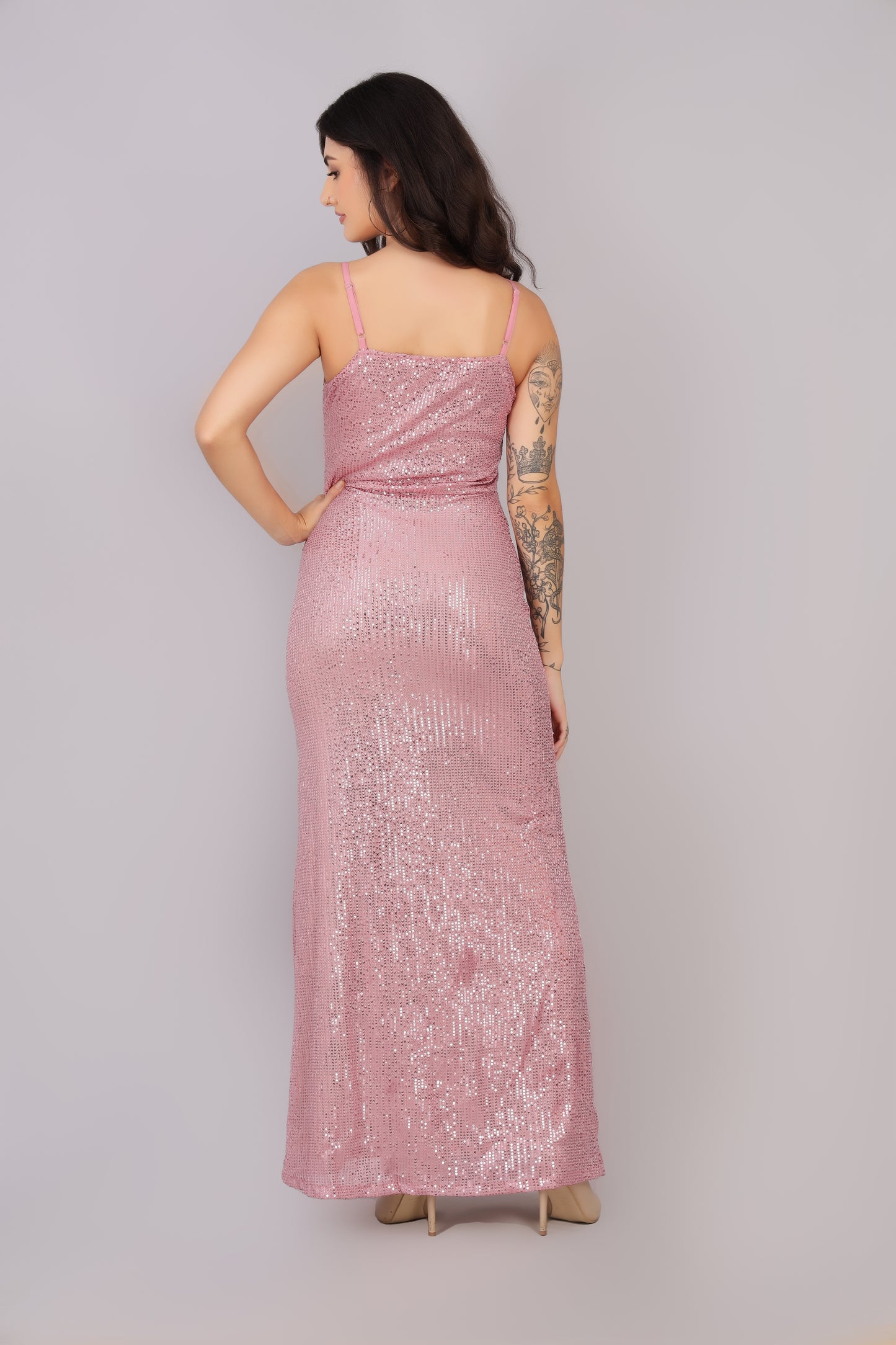 Pink Sequin Dress