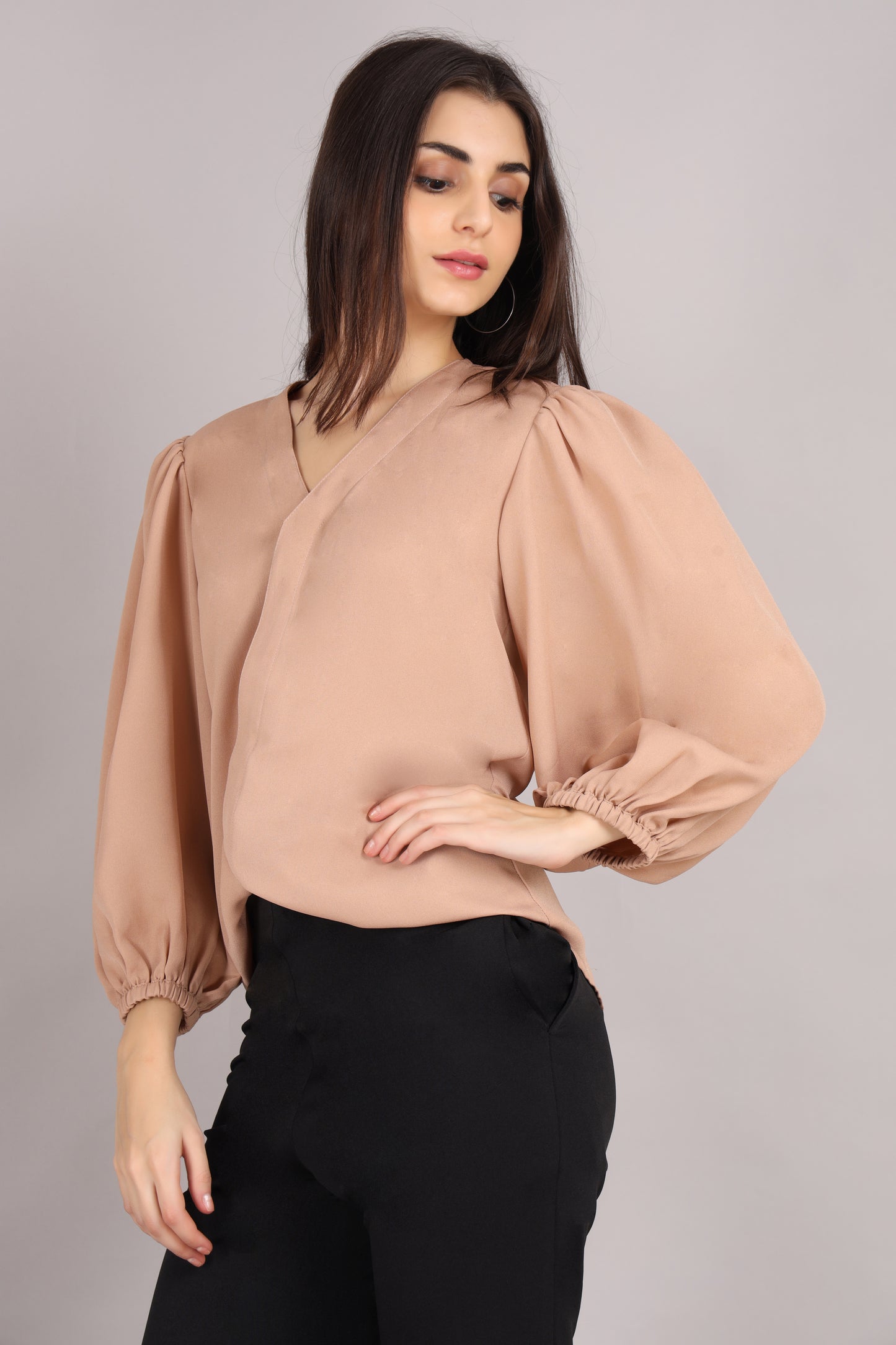 Beige Summercool office Shirt