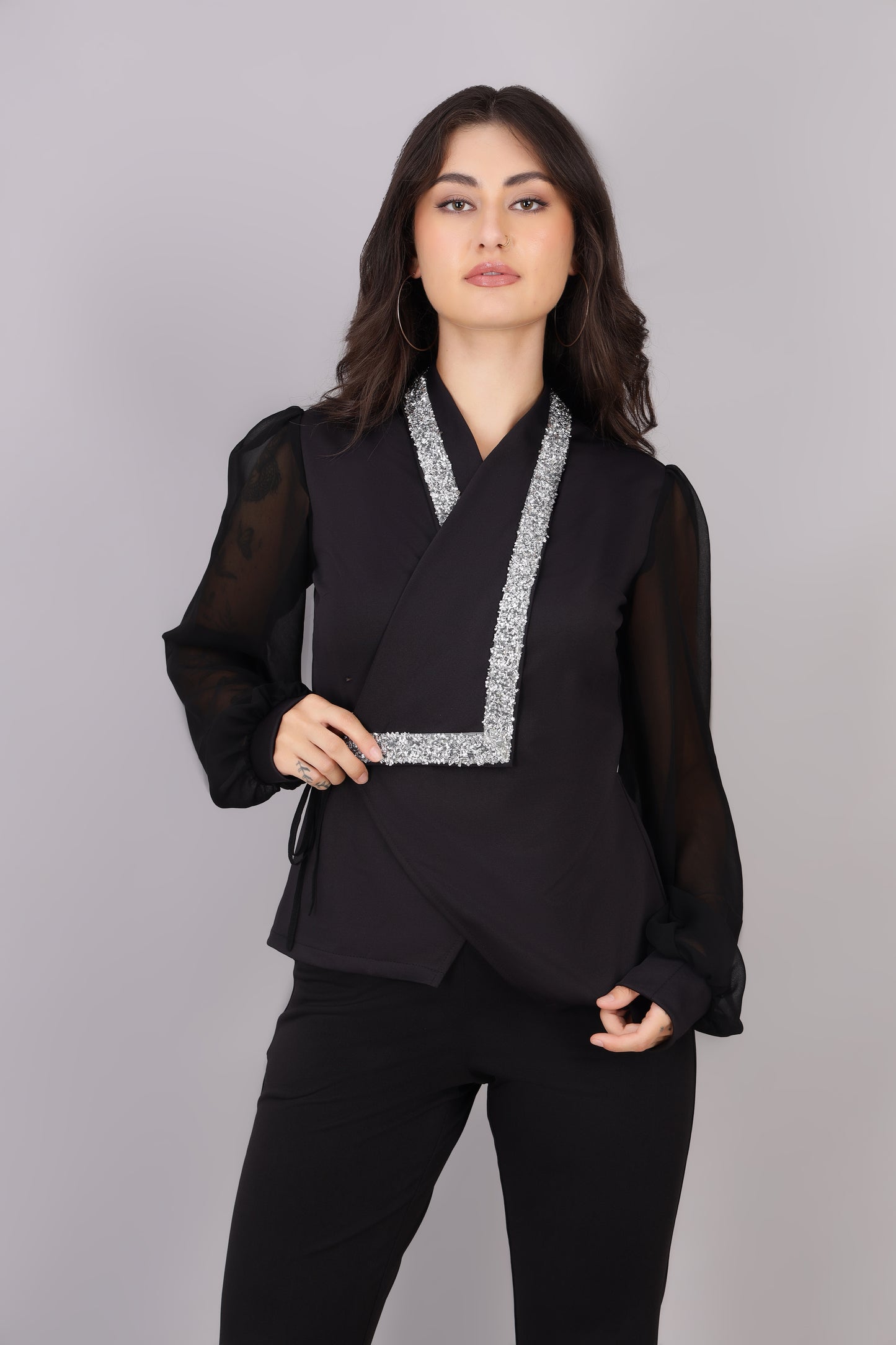 Black Katdana Top