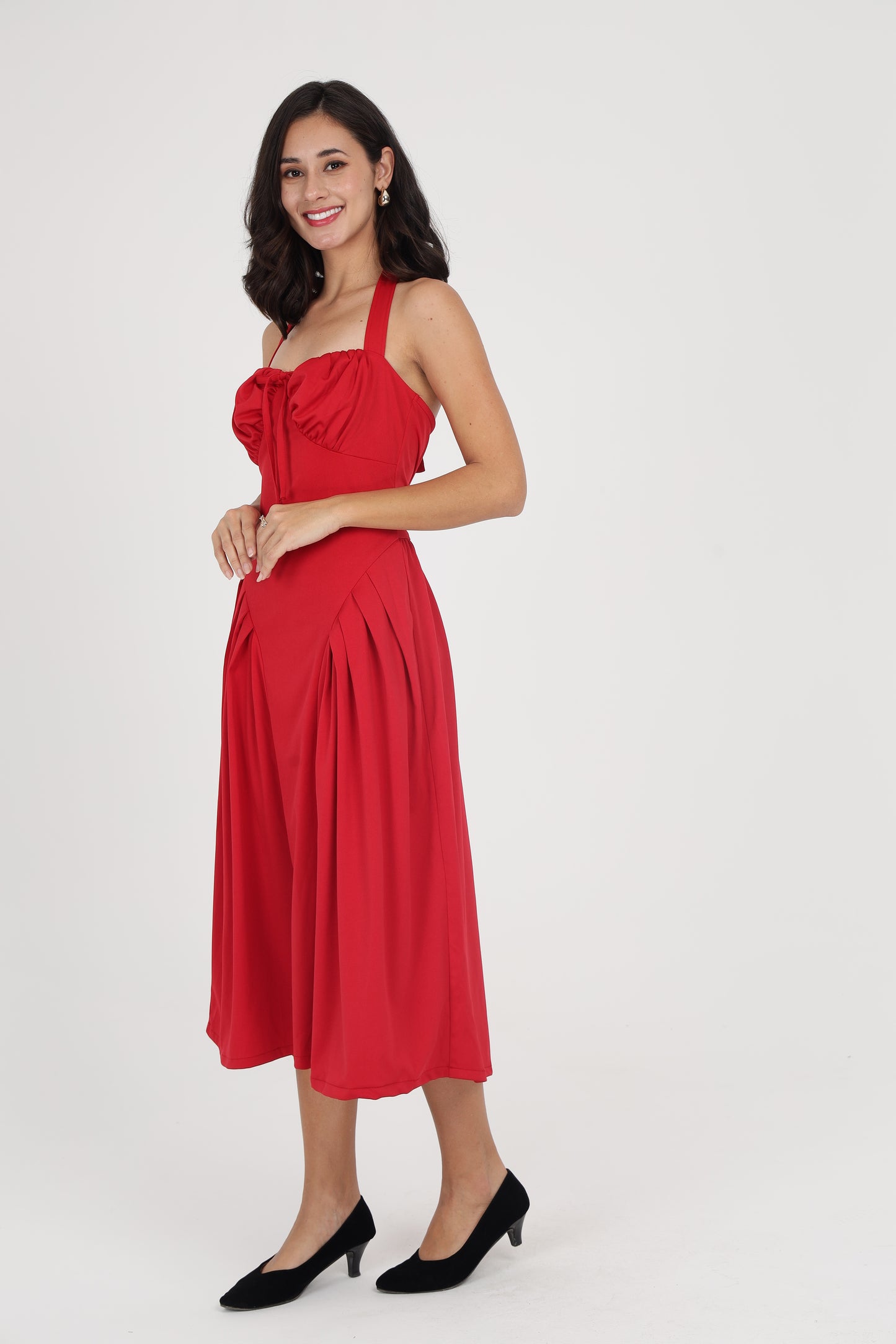 Red Flower Dress