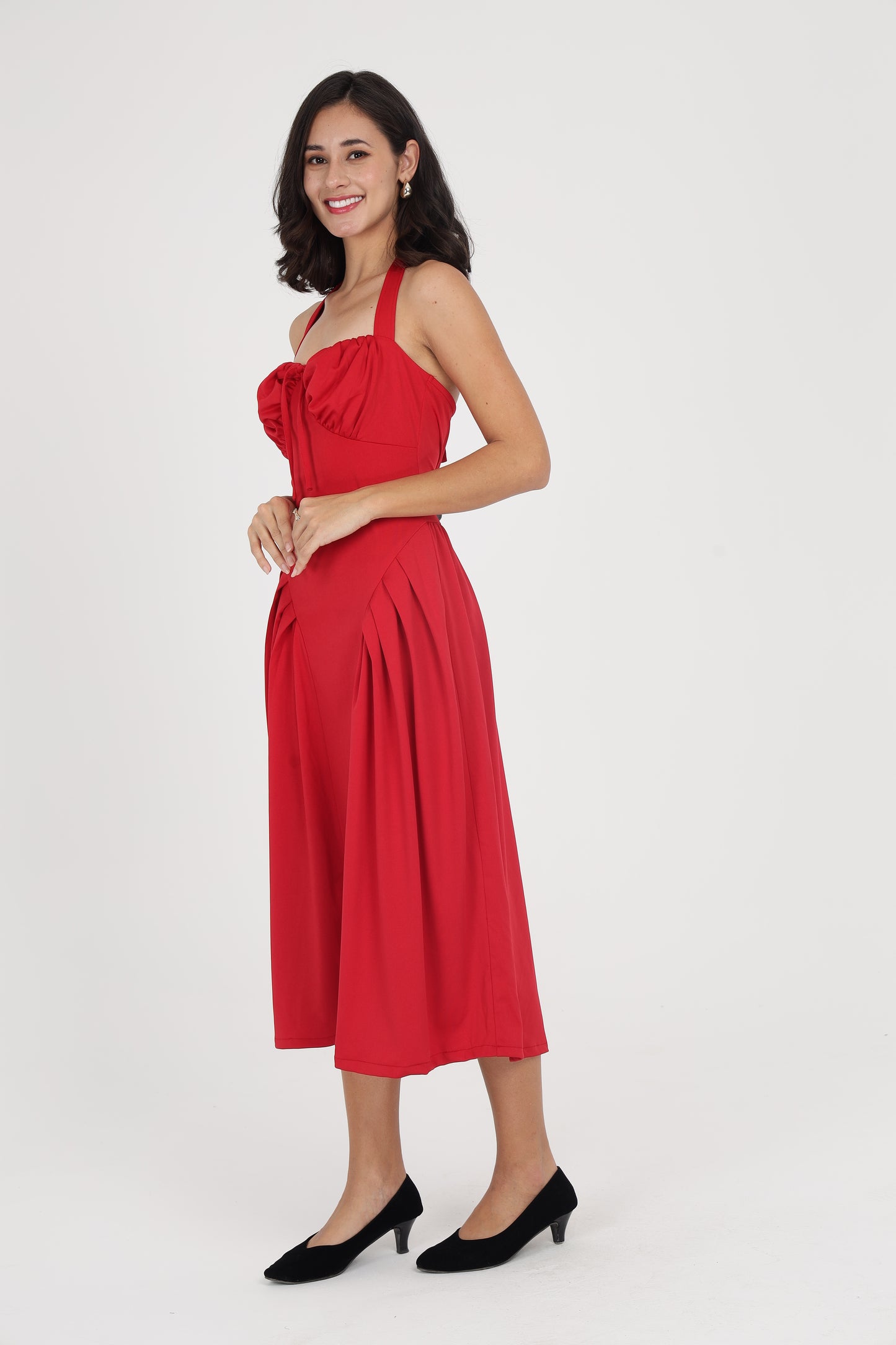 Red Flower Dress