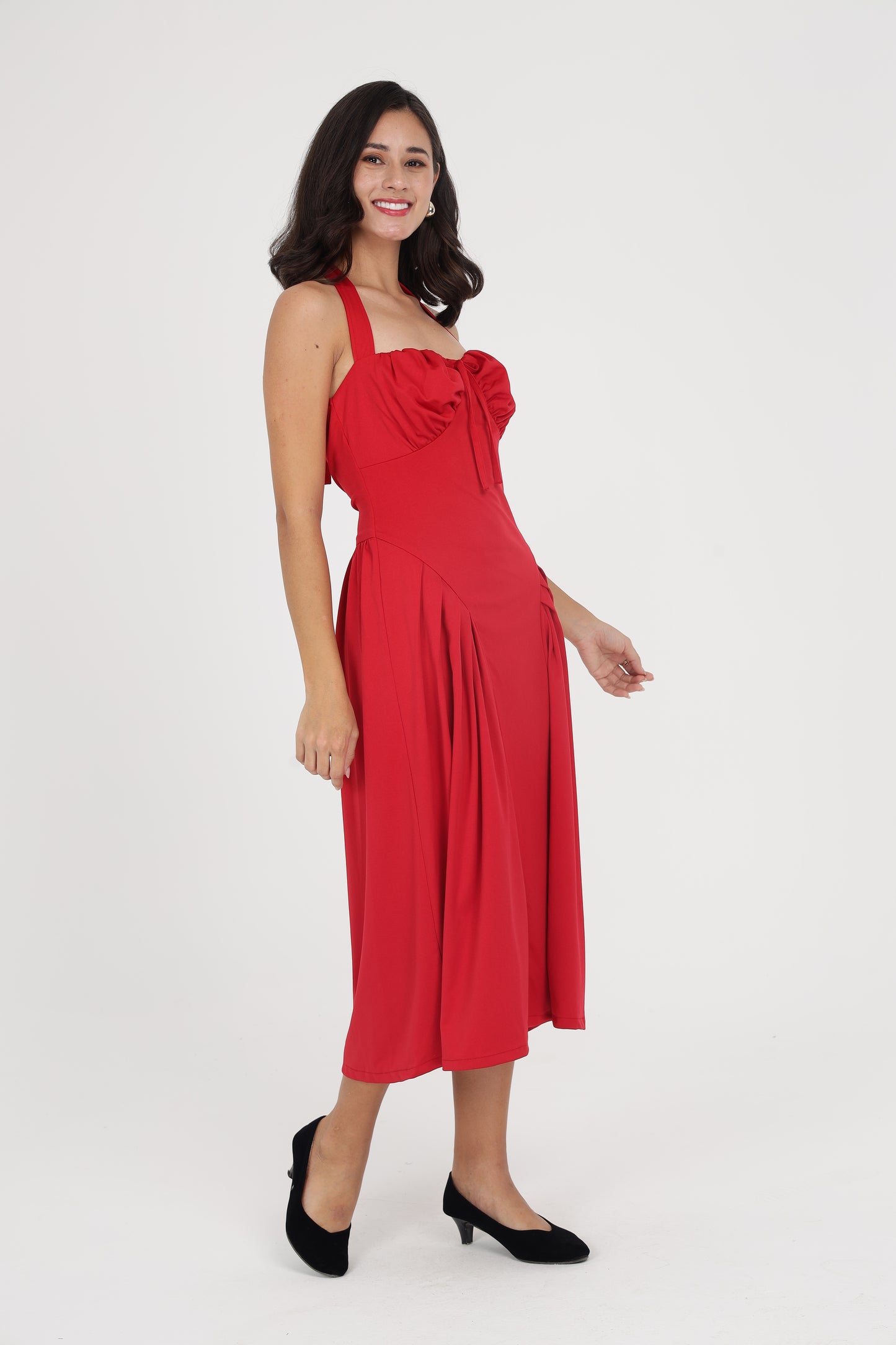 Red Flower Dress