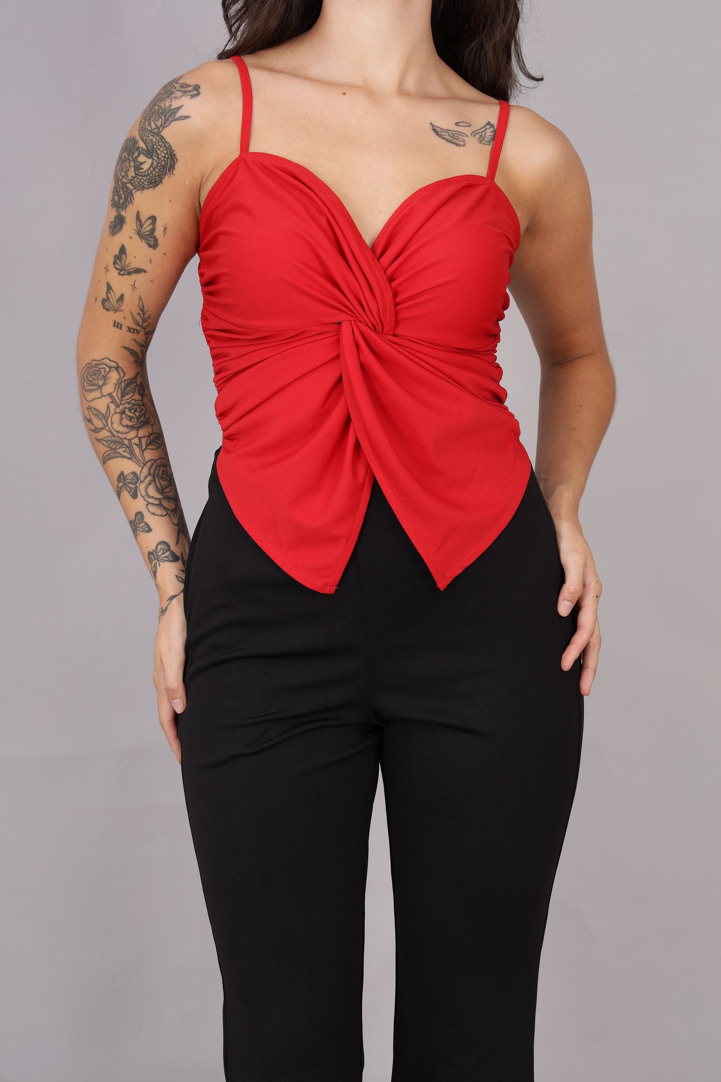 The RED Knot Top