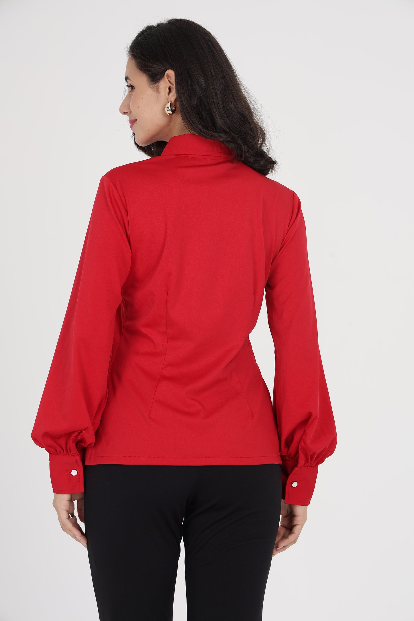 Red Two Collared Shirt