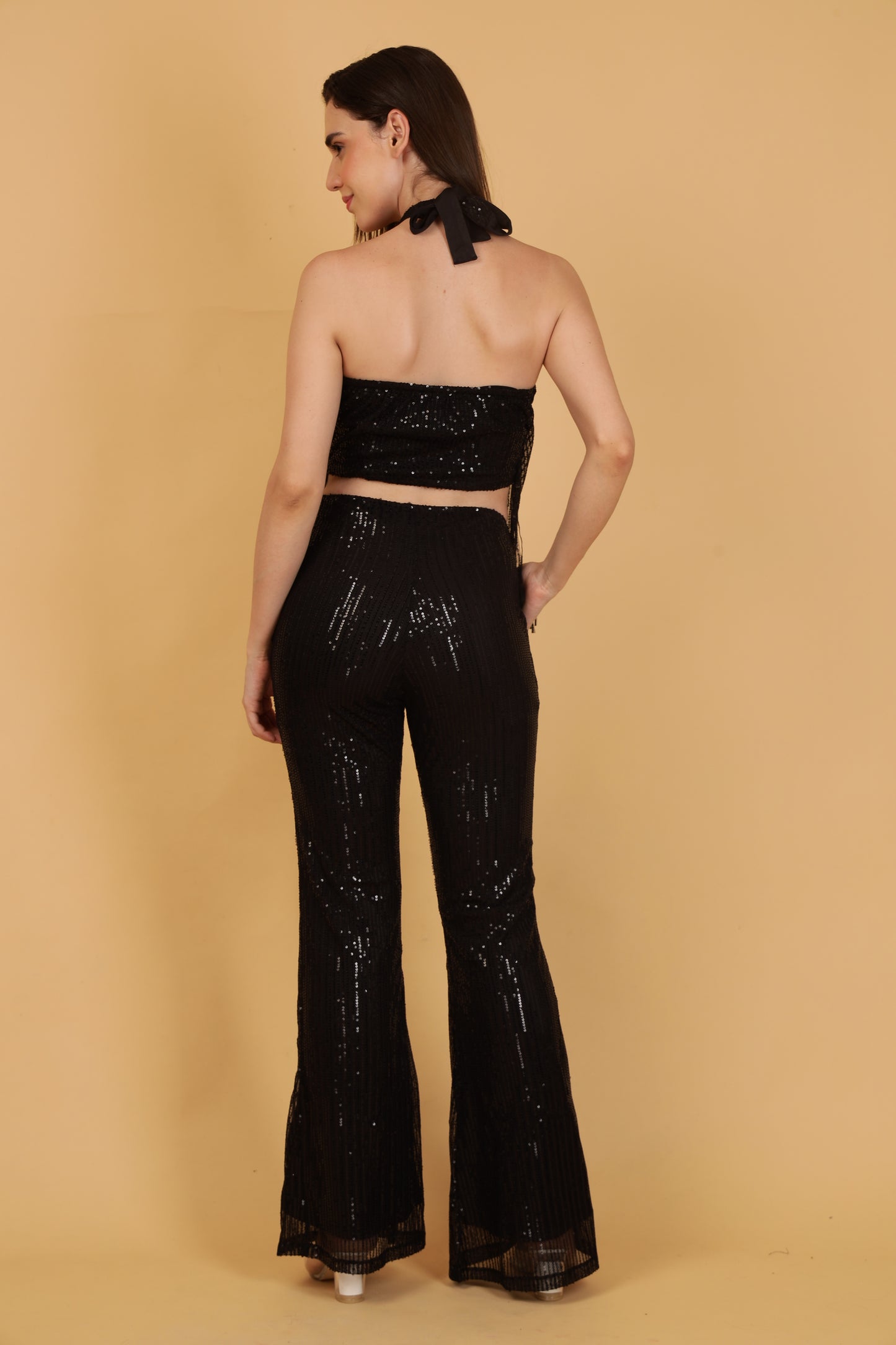 Sequin Frill Top