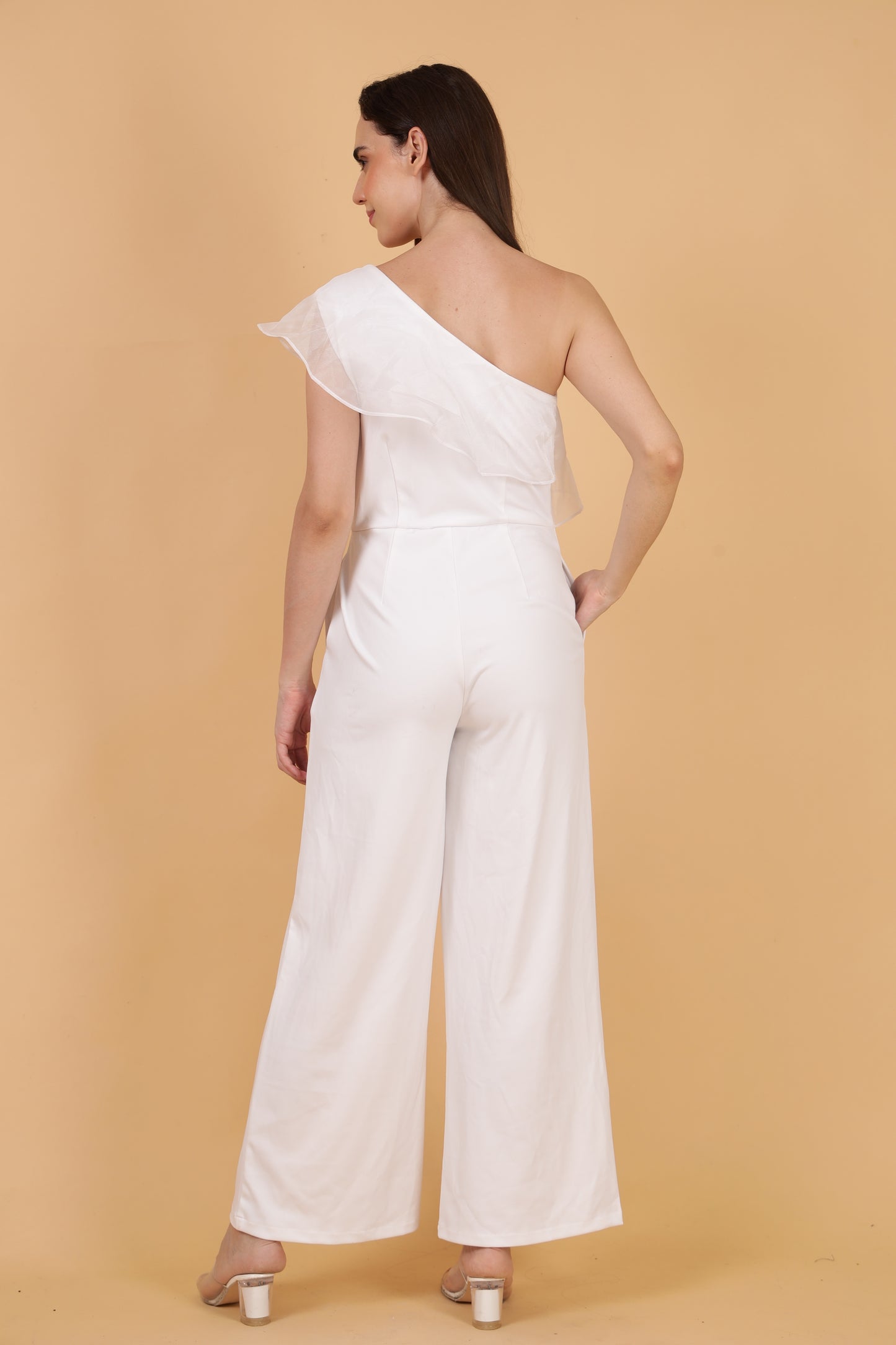 Organze Off Shoulder Jumpsuit