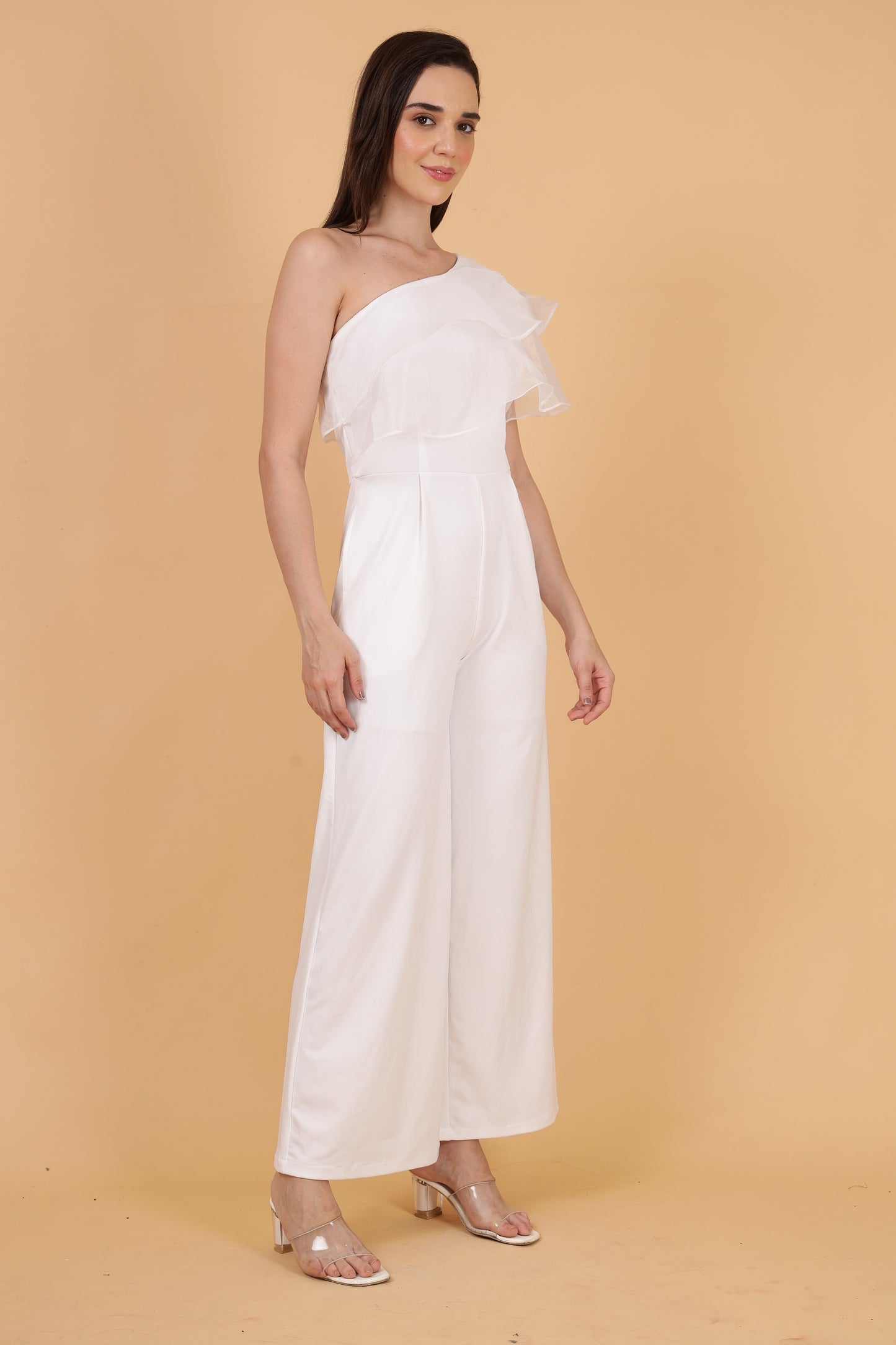 Organze Off Shoulder Jumpsuit