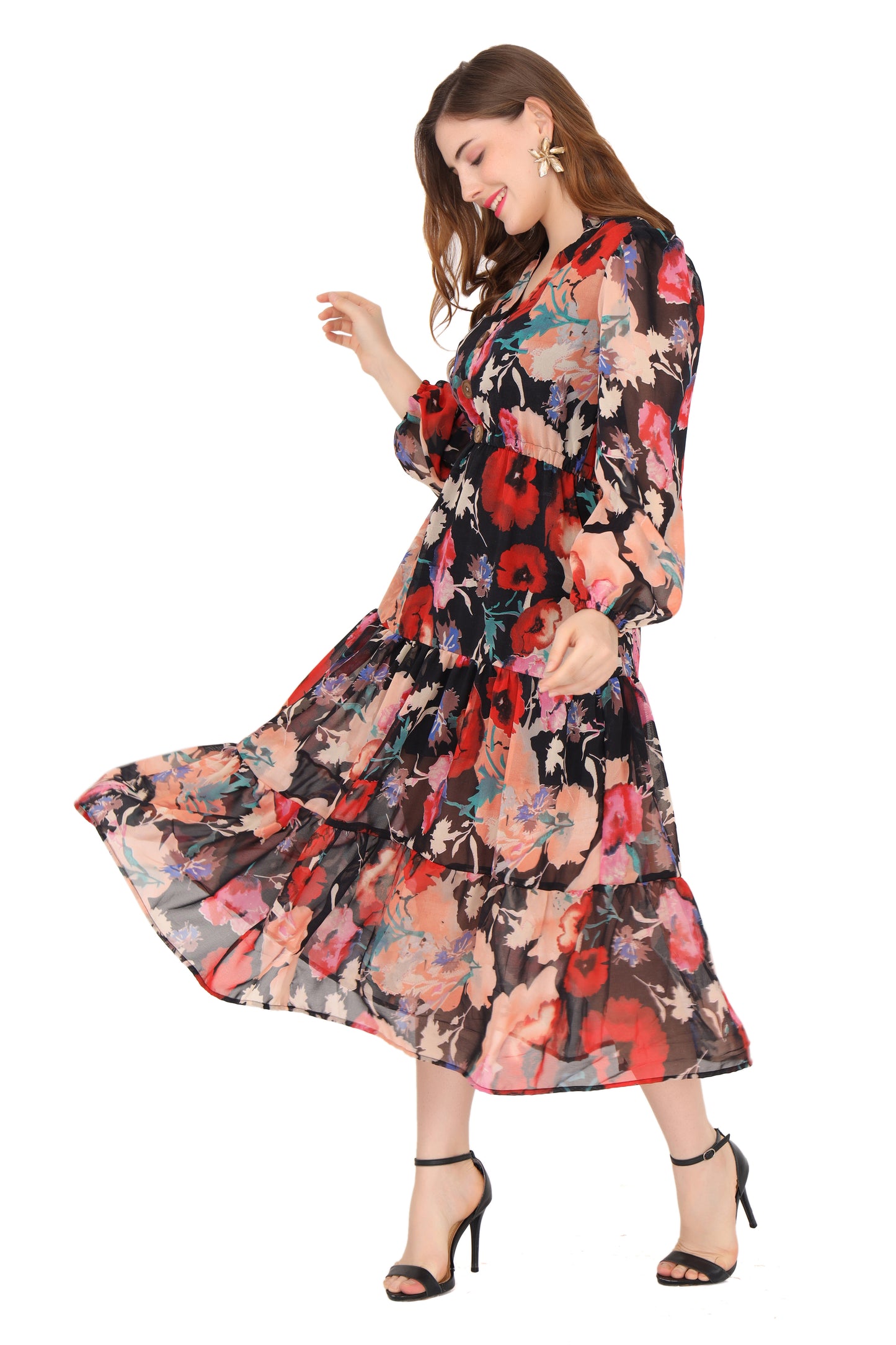 Floral Print Dress