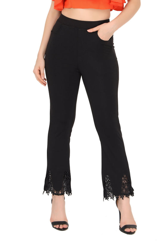 Black Lace Pant