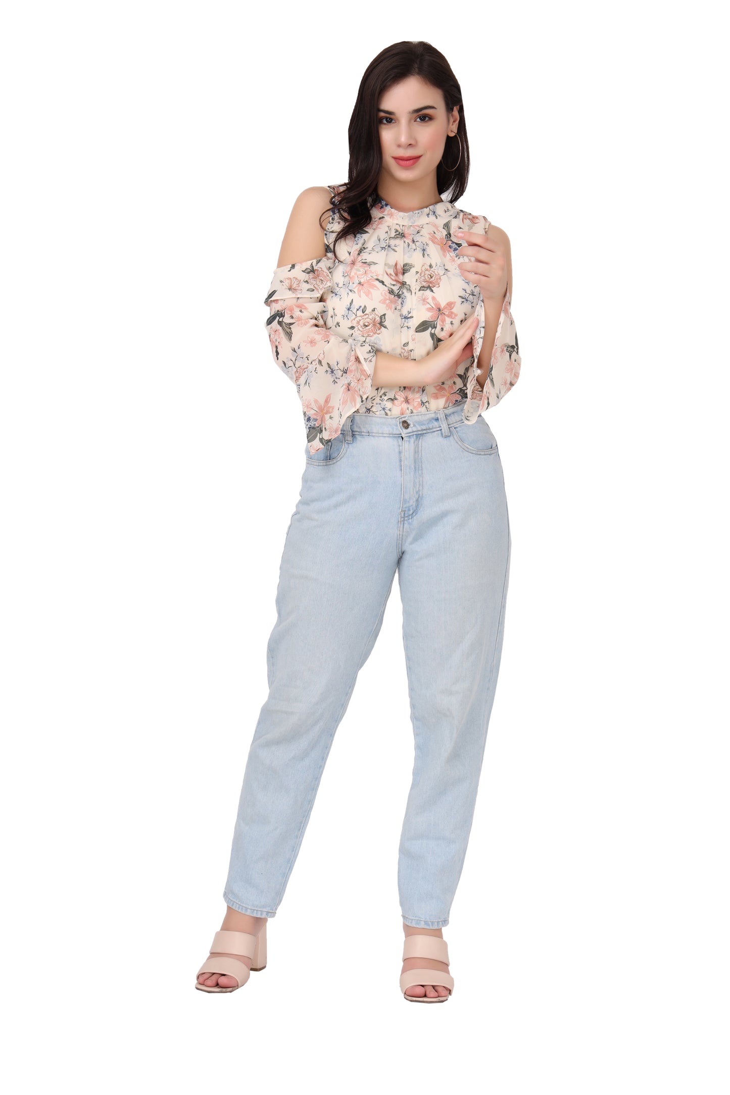 Printed Sleeve style top