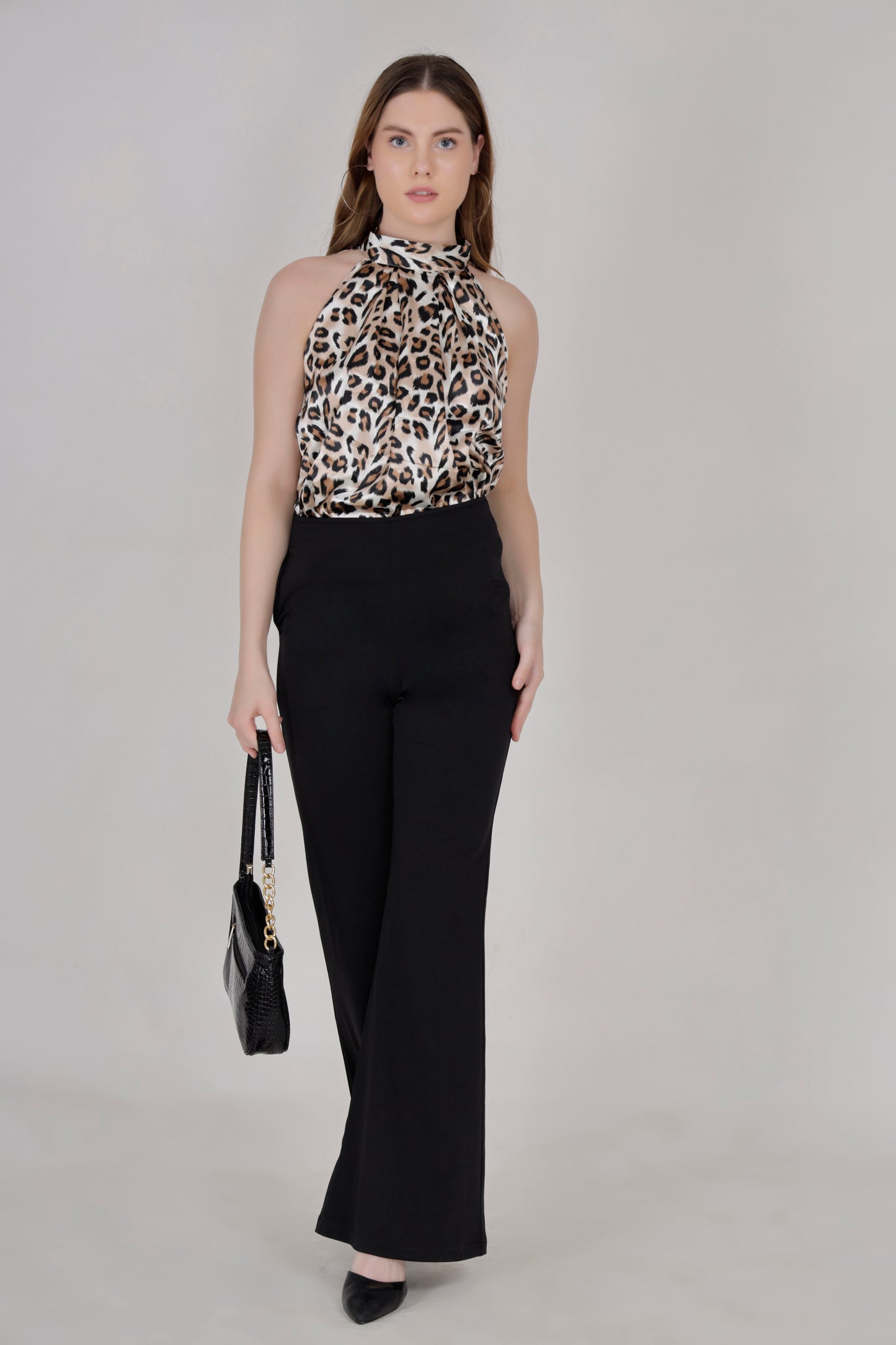 Animal print Halter neck top