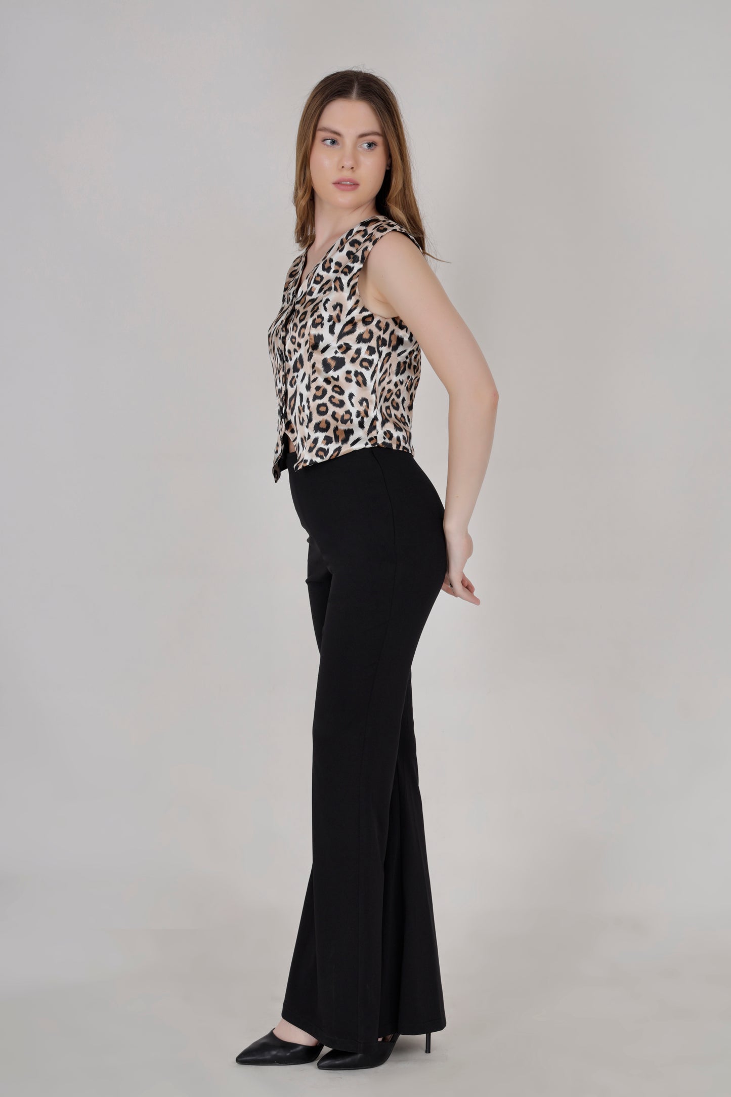Animal Print Vest Top