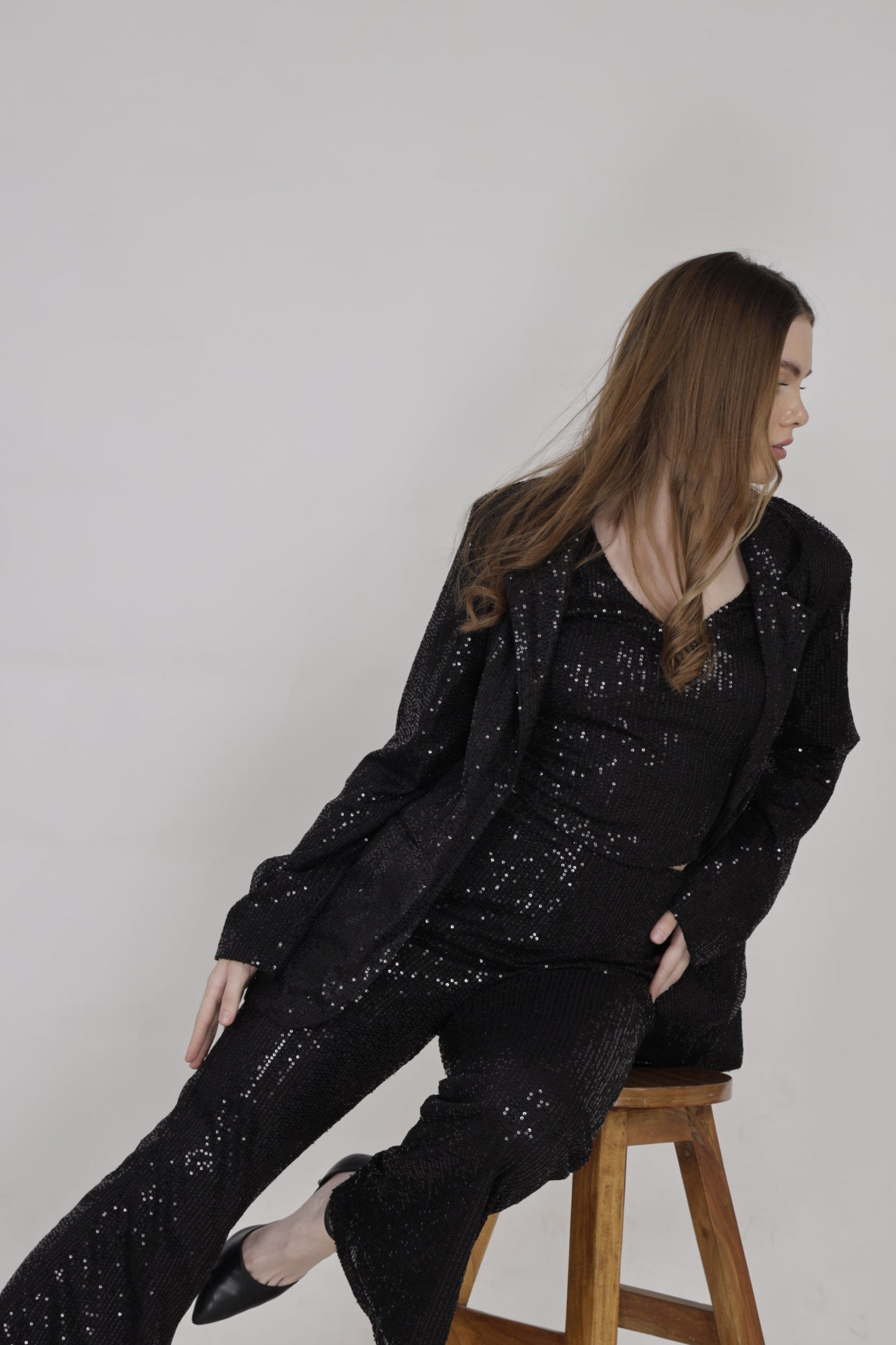 Black Sequin Jacket