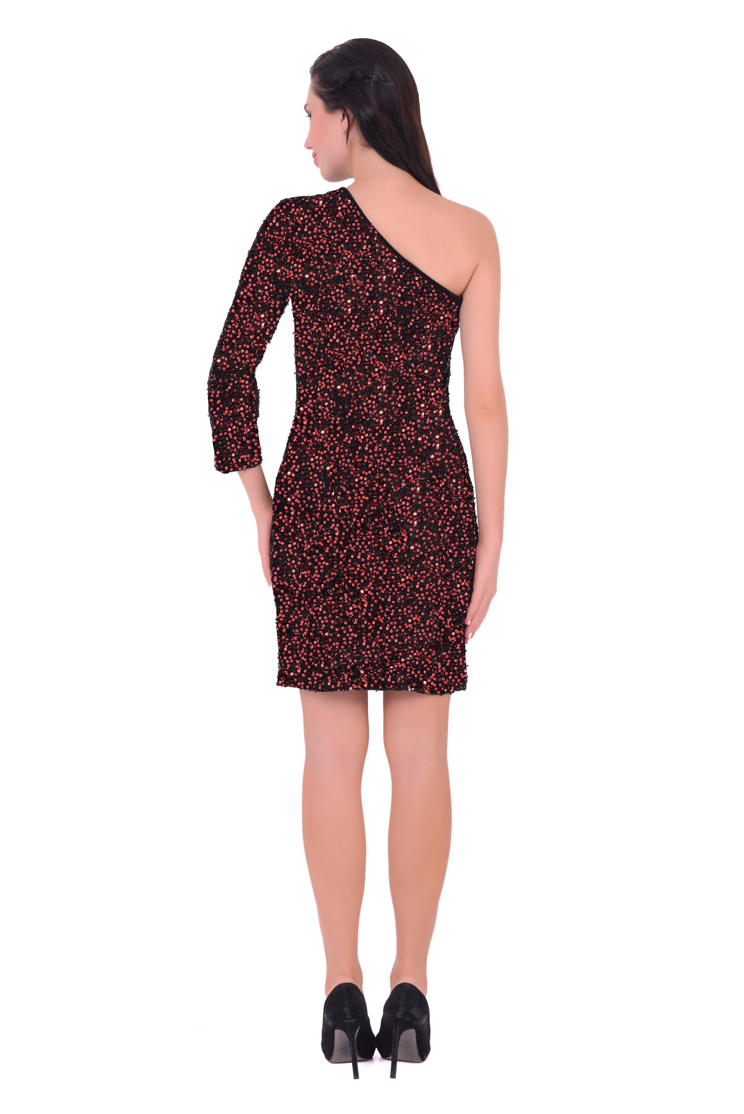 One Shoulder Sequin dress