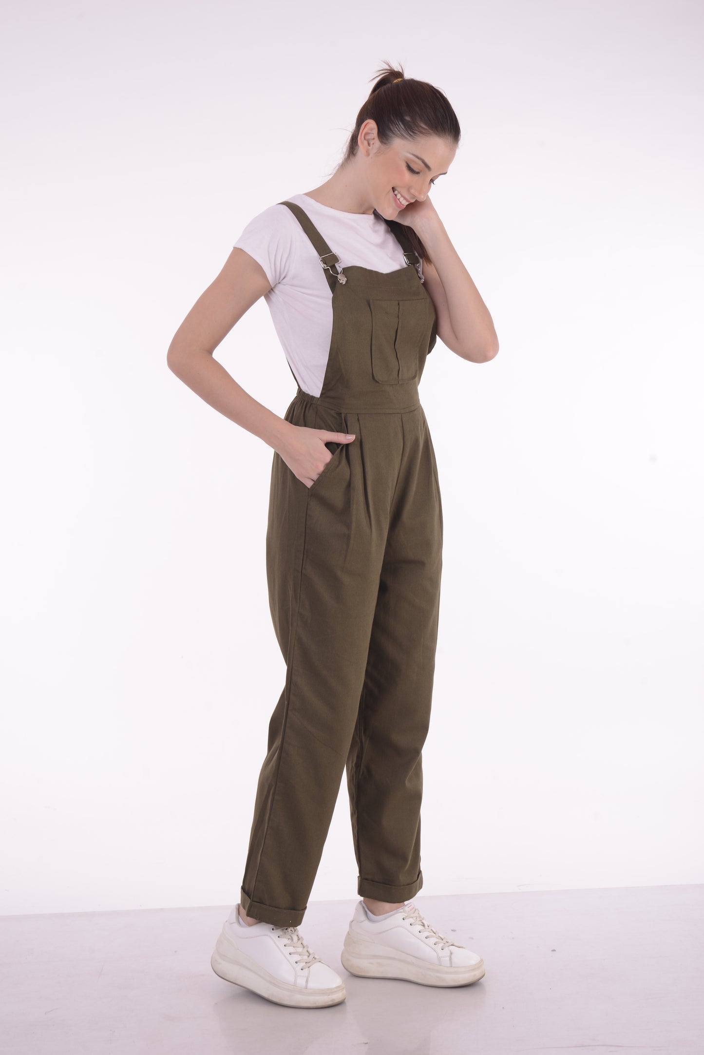 Green Dungaree