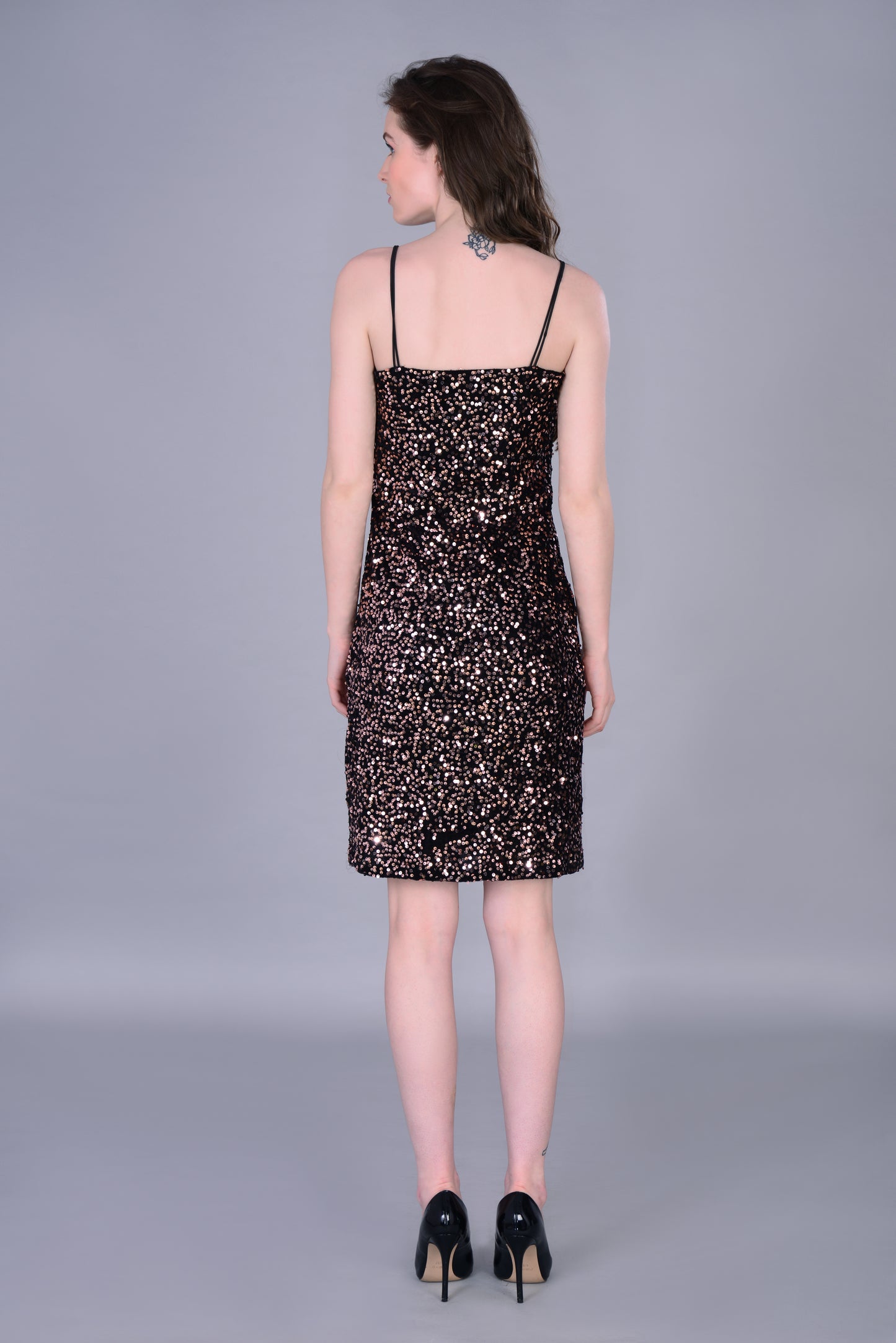 Sequin Strap dress