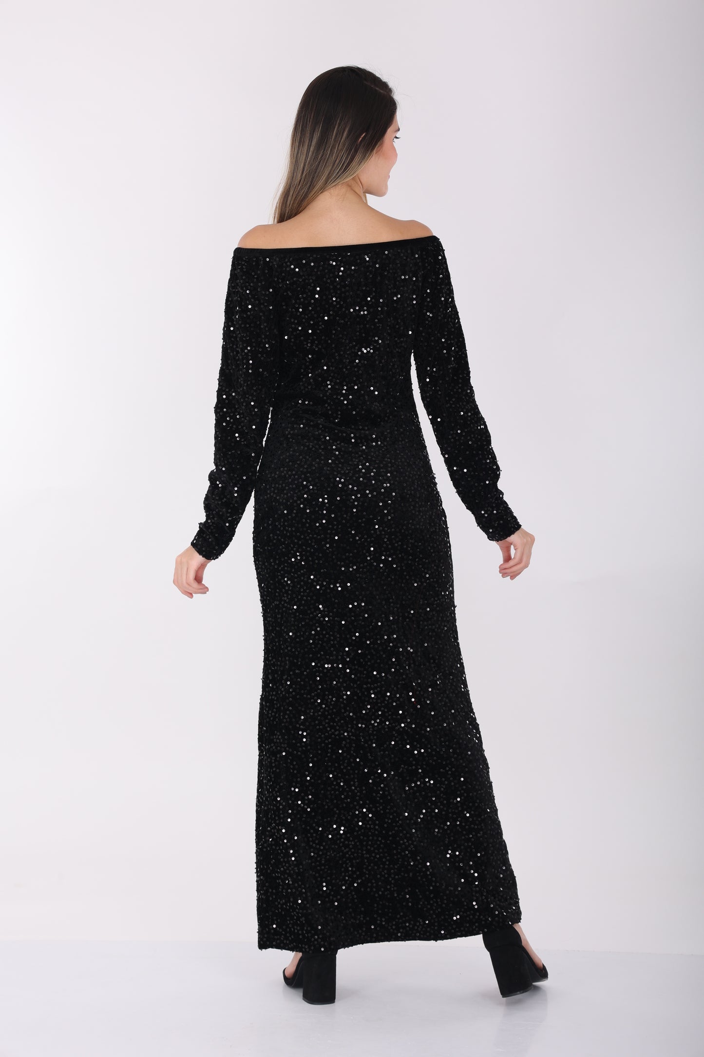 Off Shoulder Sequin dress