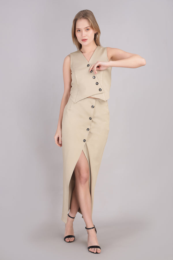 Beige Golden Hour Co-ord Set