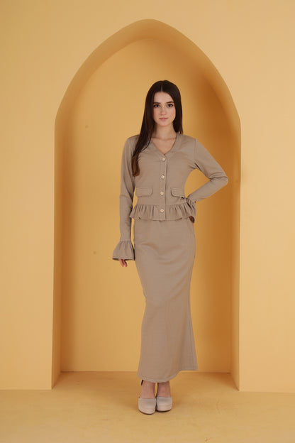 Rib Top & skirt co-ord