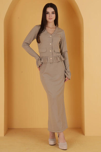 Rib Top & skirt co-ord