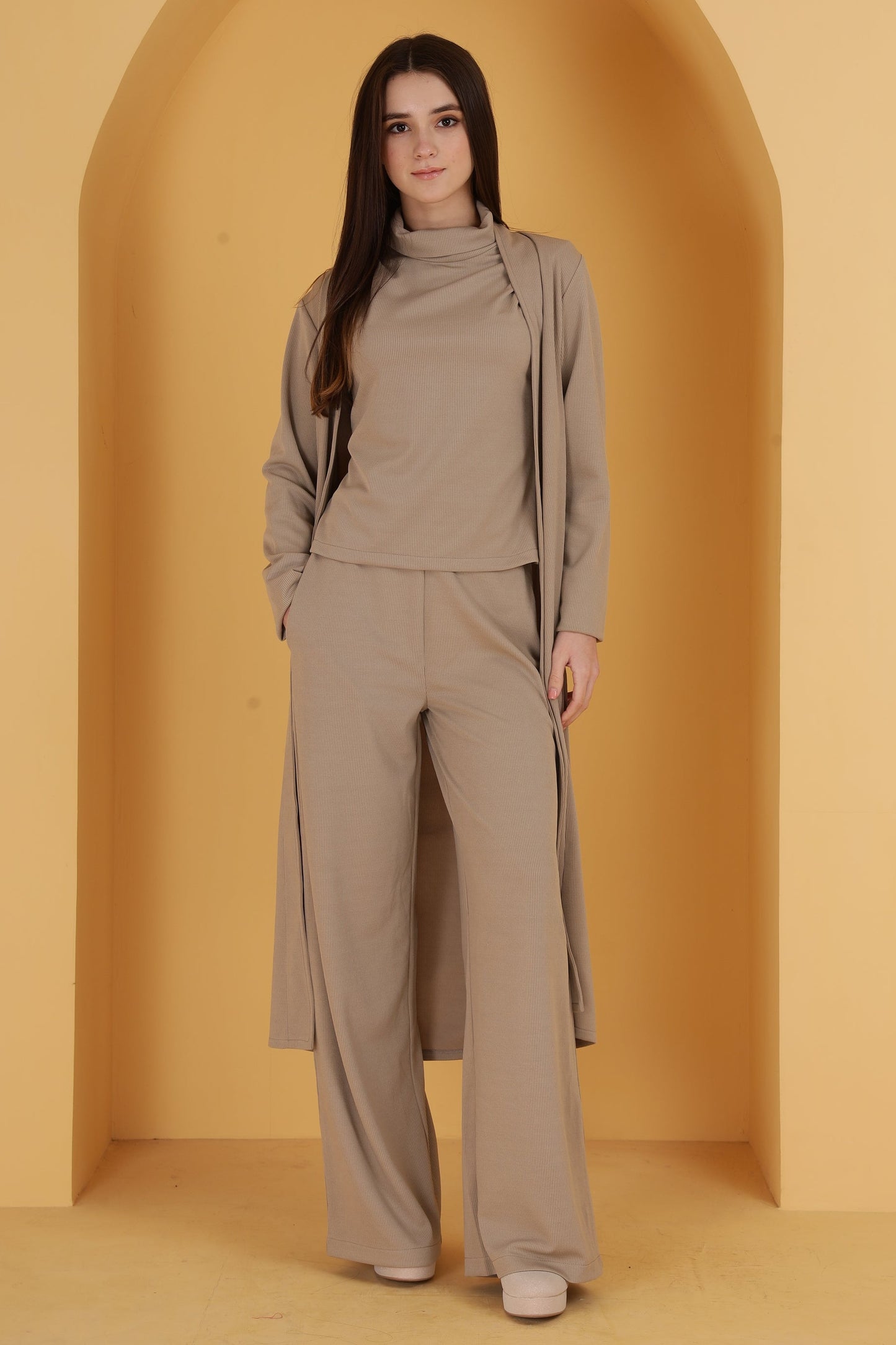 Rib 3 Piece co-ord set