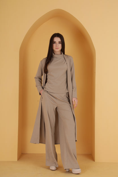 Rib 3 Piece co-ord set