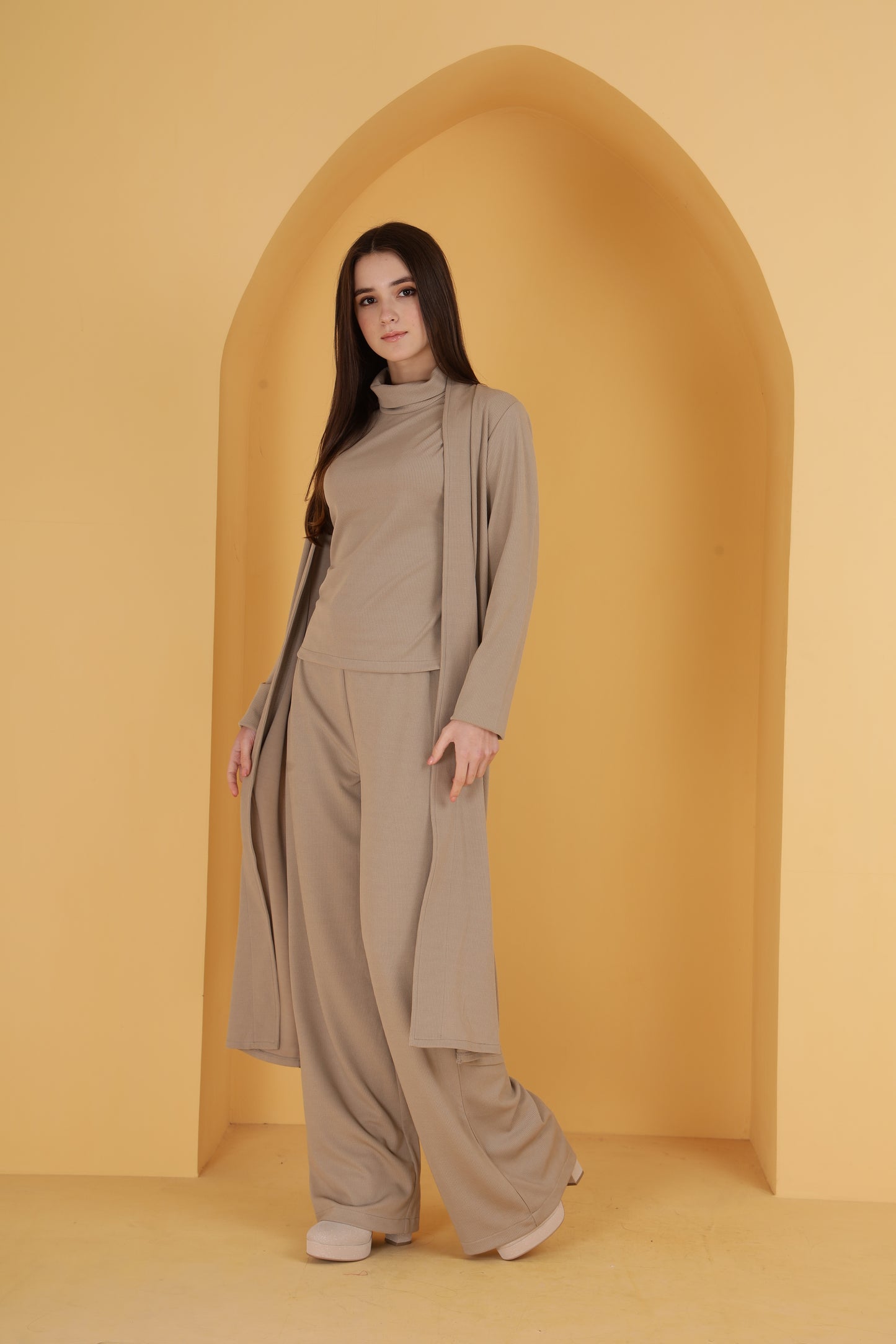 Rib 3 Piece co-ord set