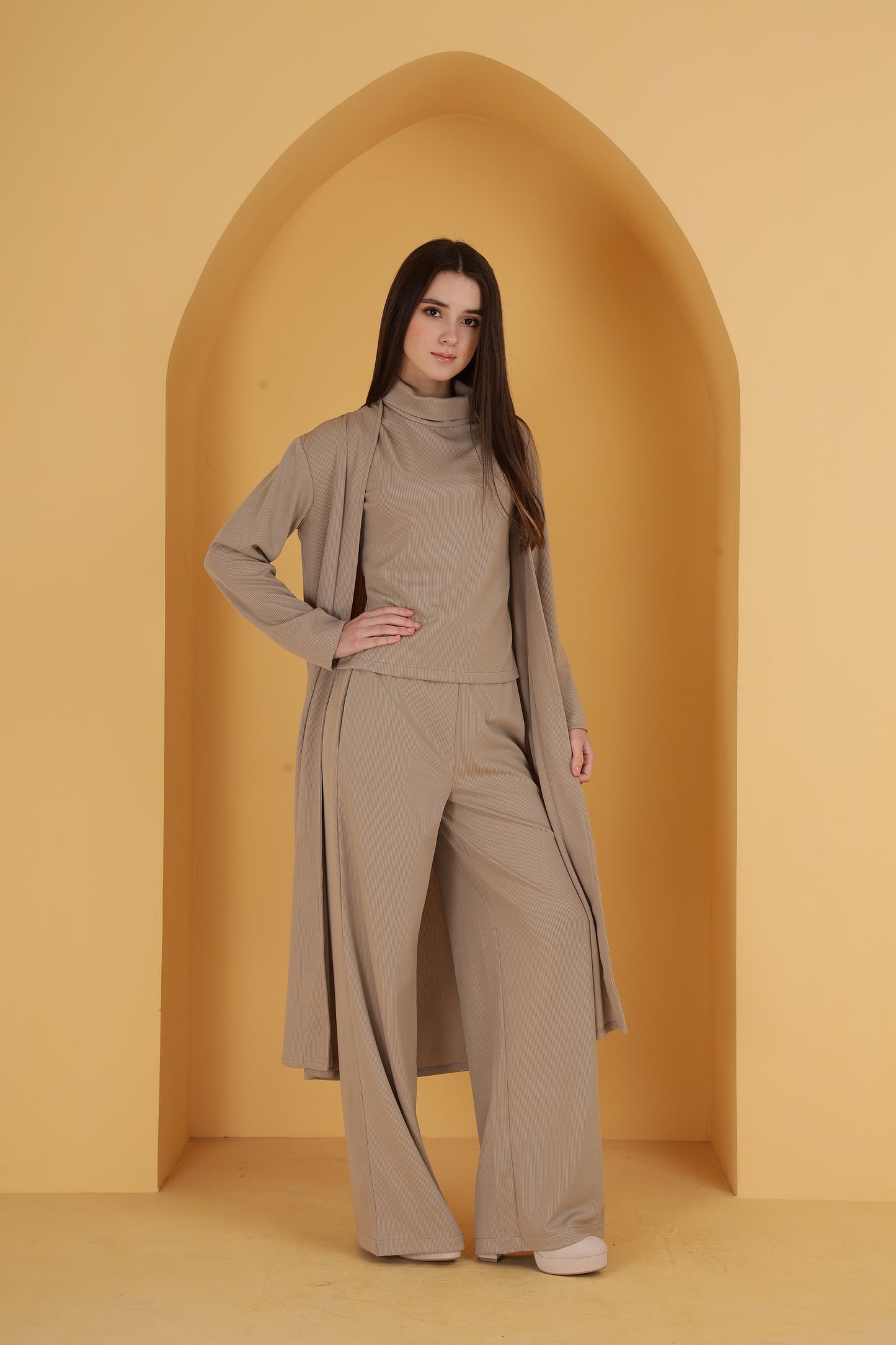 Rib 3 Piece co-ord set