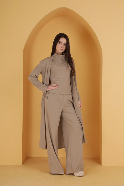 Rib 3 Piece co-ord set