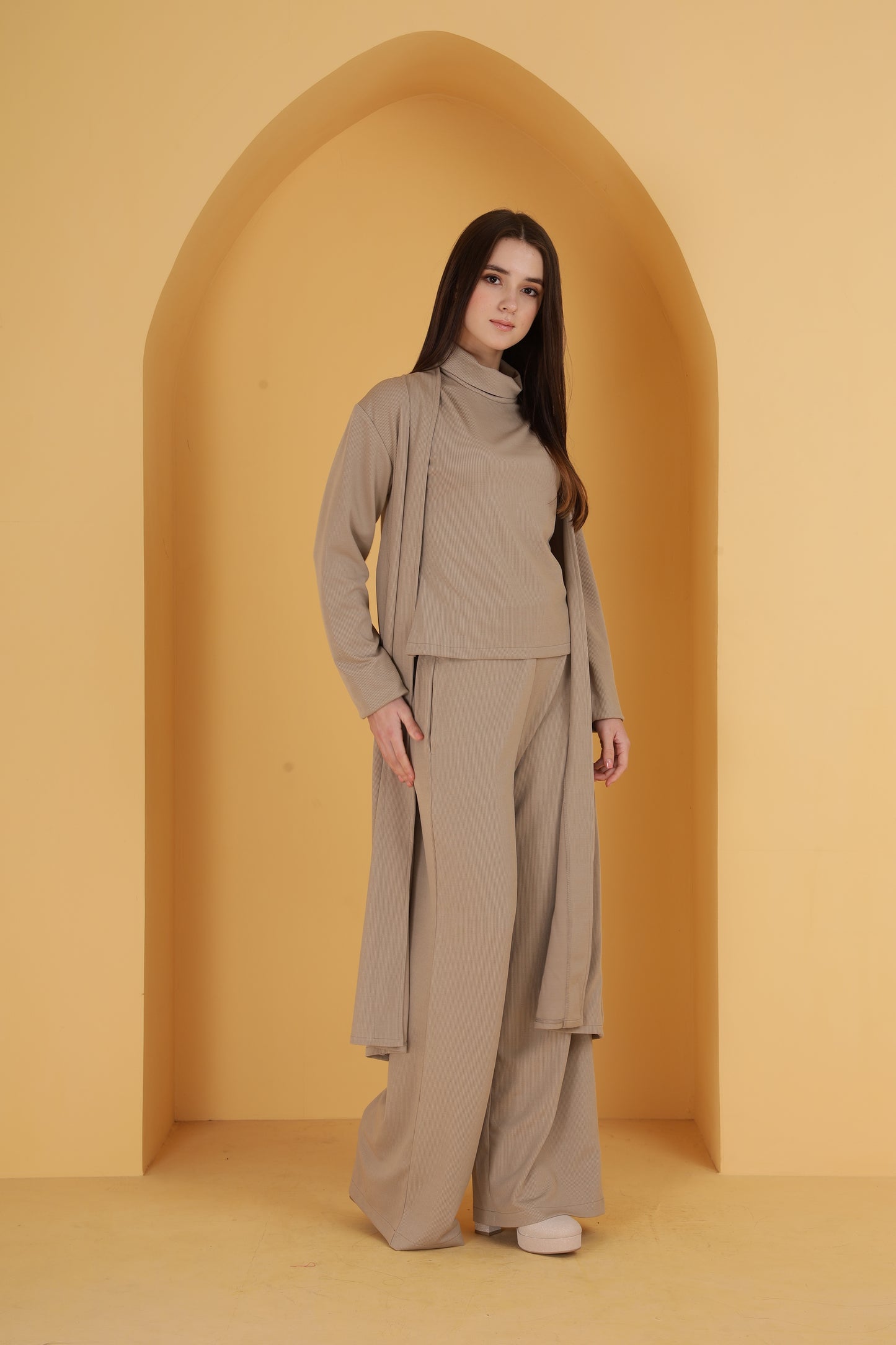 Rib 3 Piece co-ord set