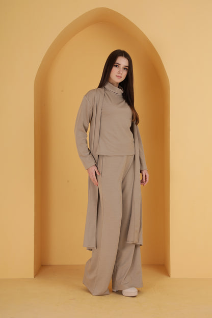 Rib 3 Piece co-ord set