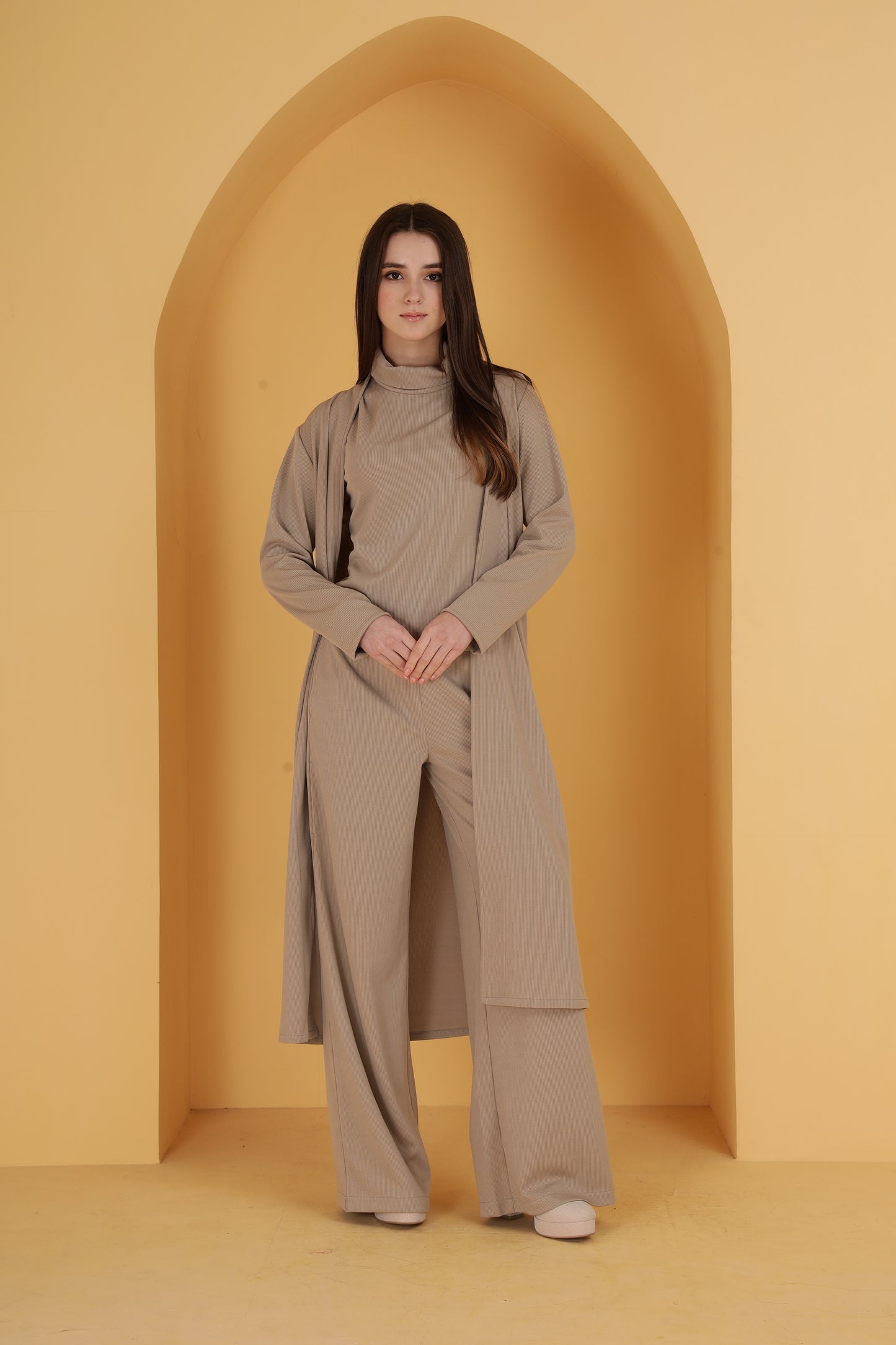 Rib 3 Piece co-ord set