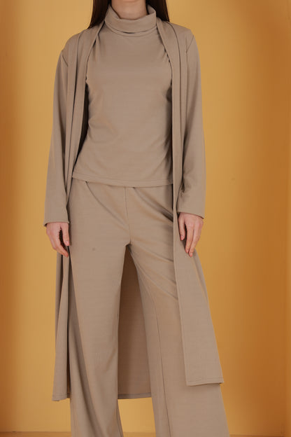 Rib 3 Piece co-ord set