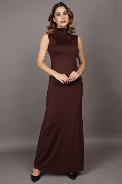Coffee Casual Dress
