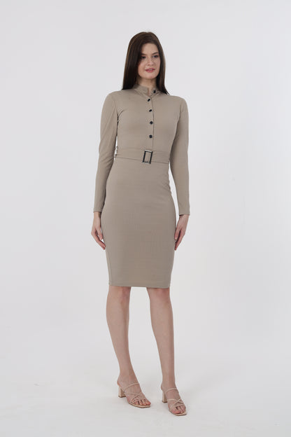 Rib Bodycon Dress