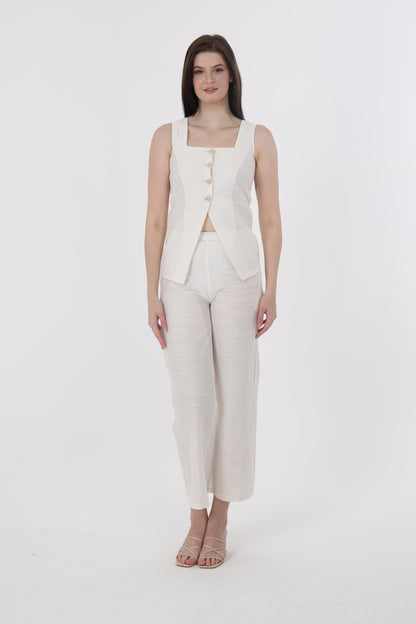 Chic White Co-ord Set