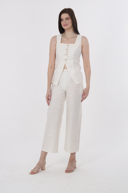 Chic White Co-ord Set
