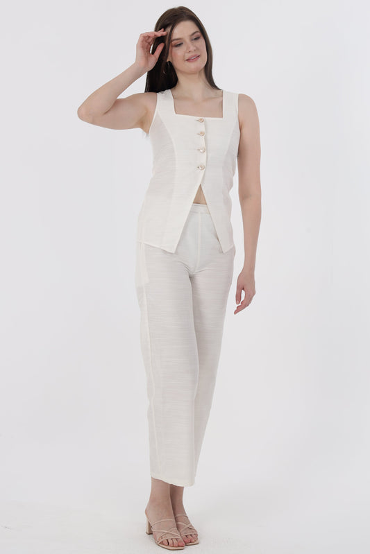Chic White Co-ord Set